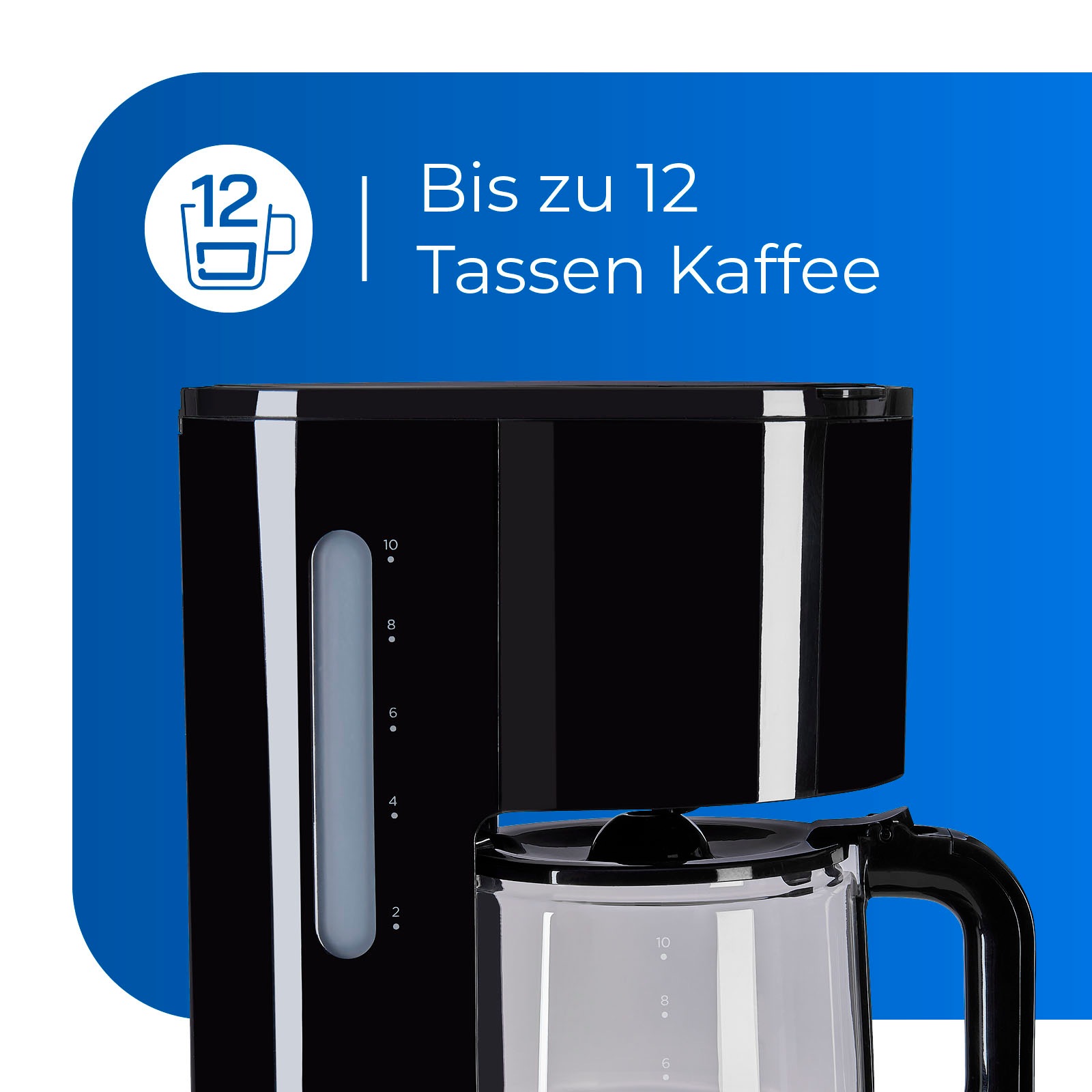 exquisit Filterkaffeemaschine »KA 6103 swi«, 1,25 l Kaffeekanne, Papierfilter, 1x4
