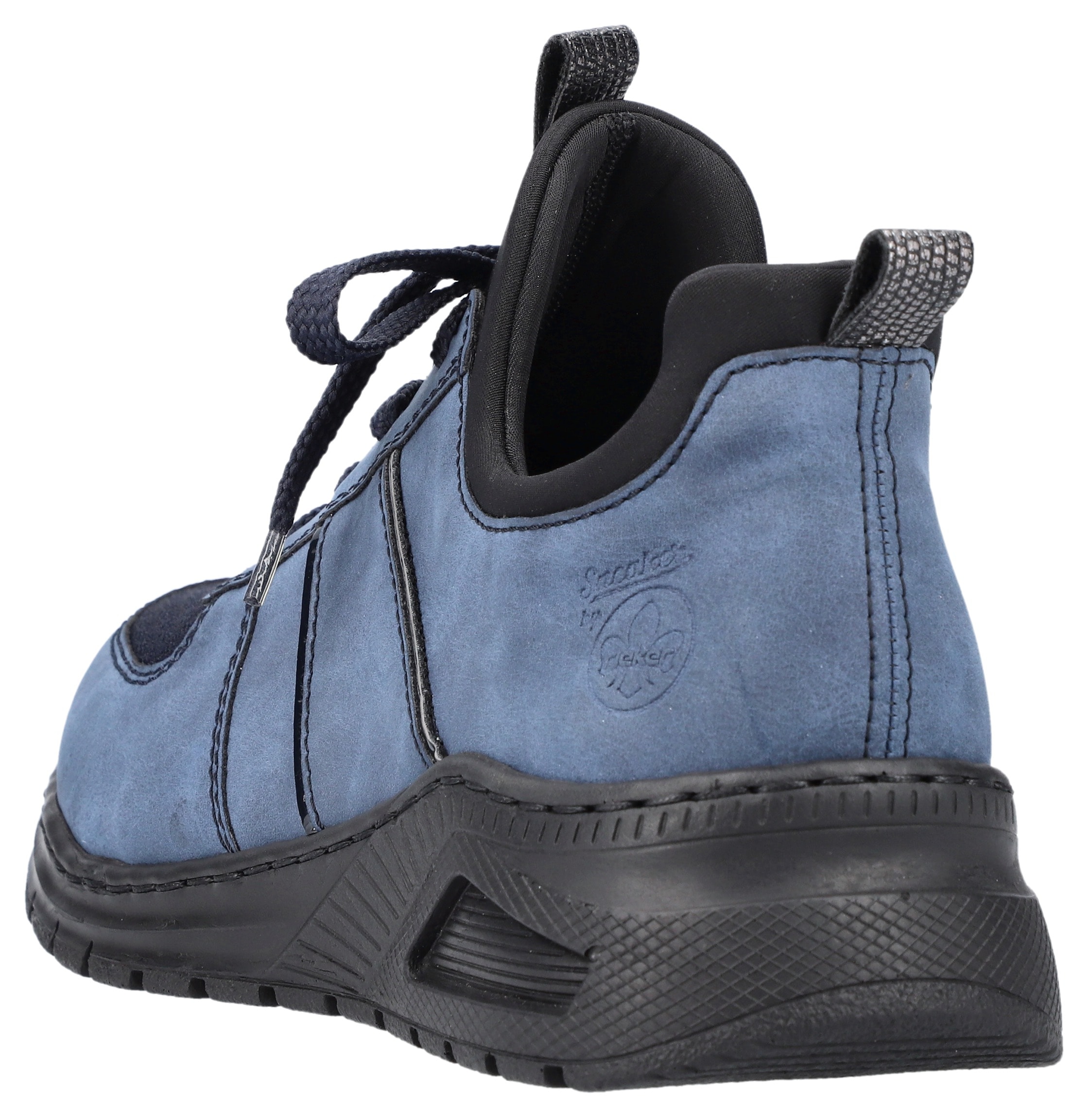 Rieker Slip-On Sneaker, Schlupfschuh, Halbschuh, Freizeitsneaker, weiche MemoSoft-Innensohle