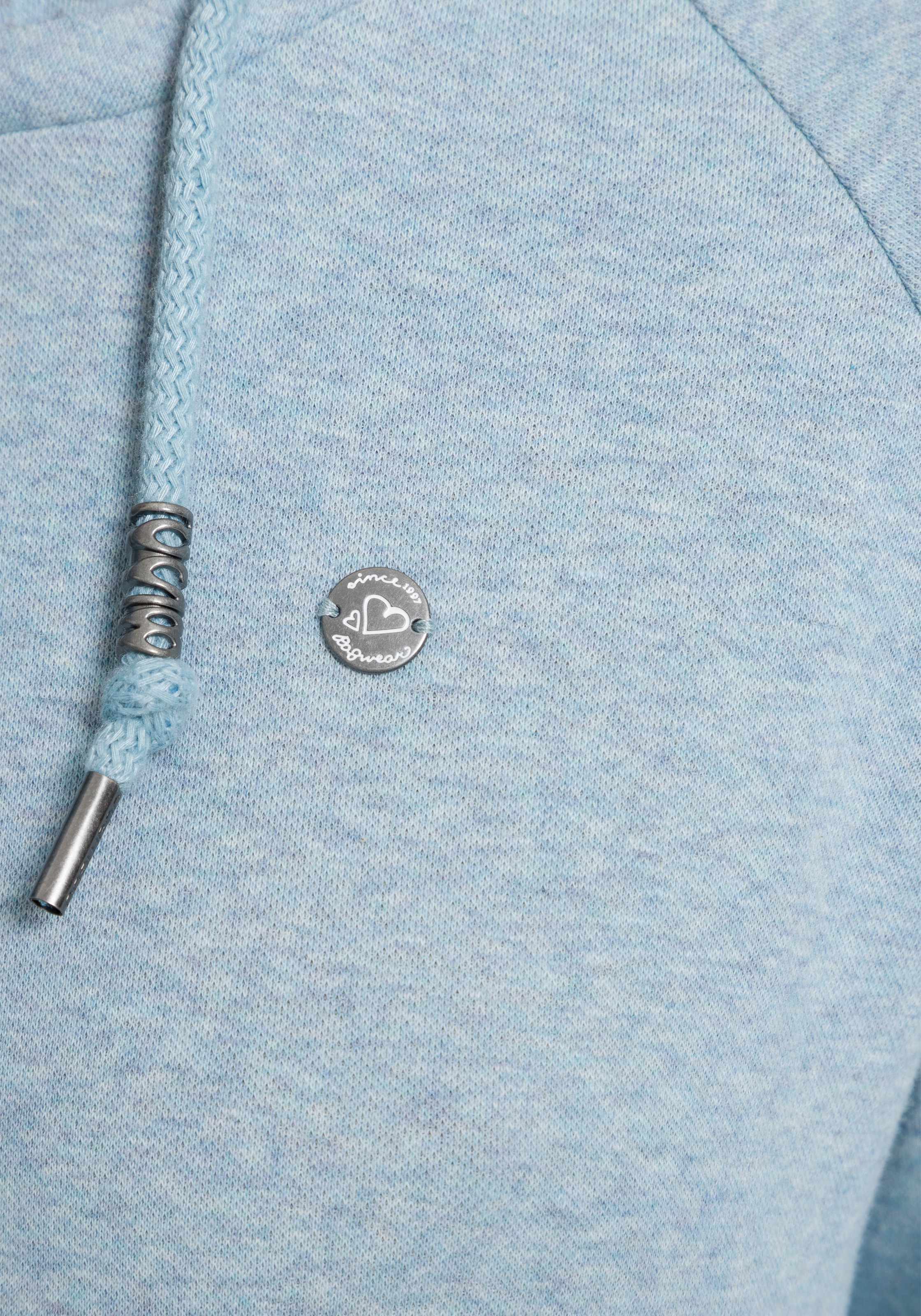 Ragwear Sweatkleid »BESS O«, Hoodie mit Tunnelzug-Kapuze