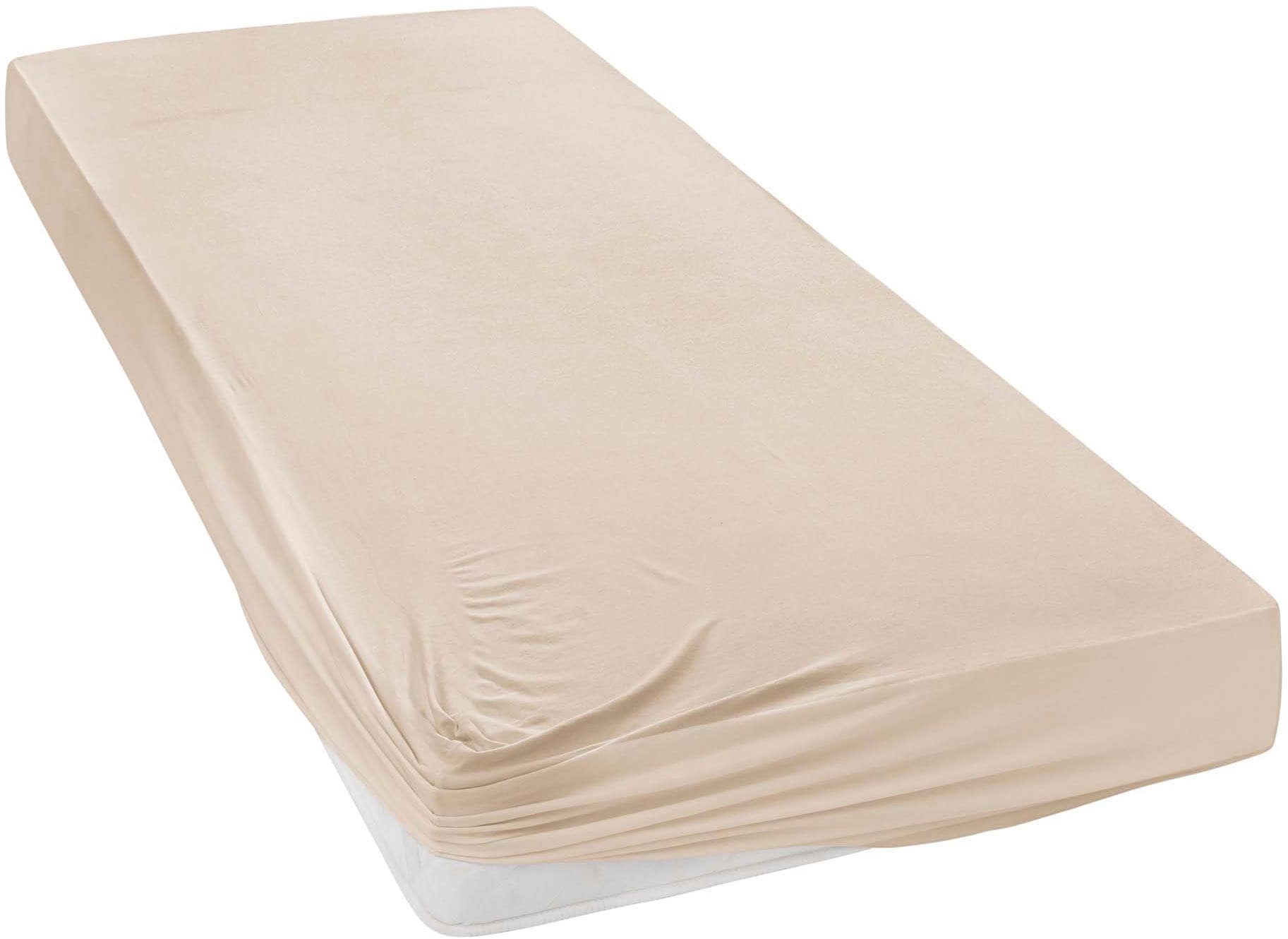 Janine Spannbettlaken »ELASTIC 5002« für Matratzen bis 35 cm Höhe, 95% Baumwolle, hochwertig, langlebig