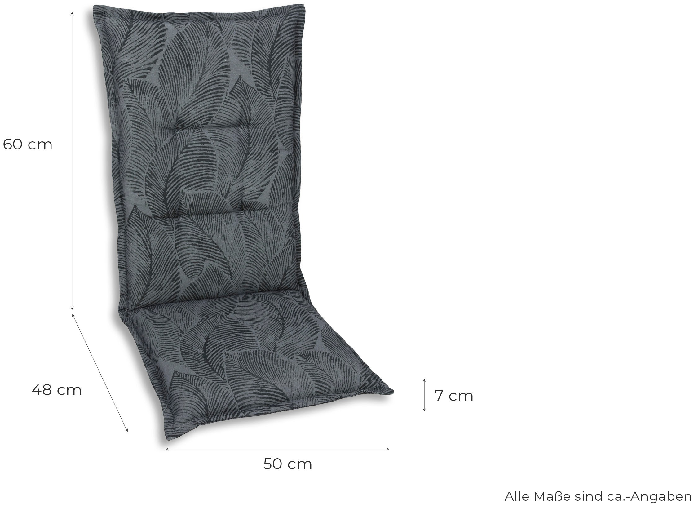 GO-DE Sesselauflage, 118x50 cm