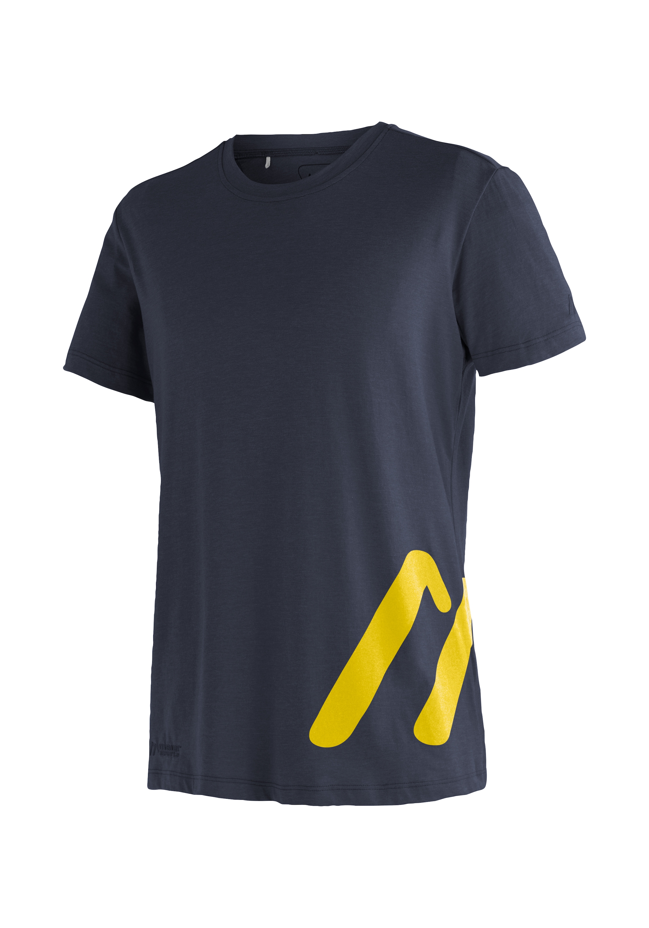 Maier Sports T-Shirt Herren Print und »Logo mit Kurzarmshirt Freizeit Wandern für bei Tee M«