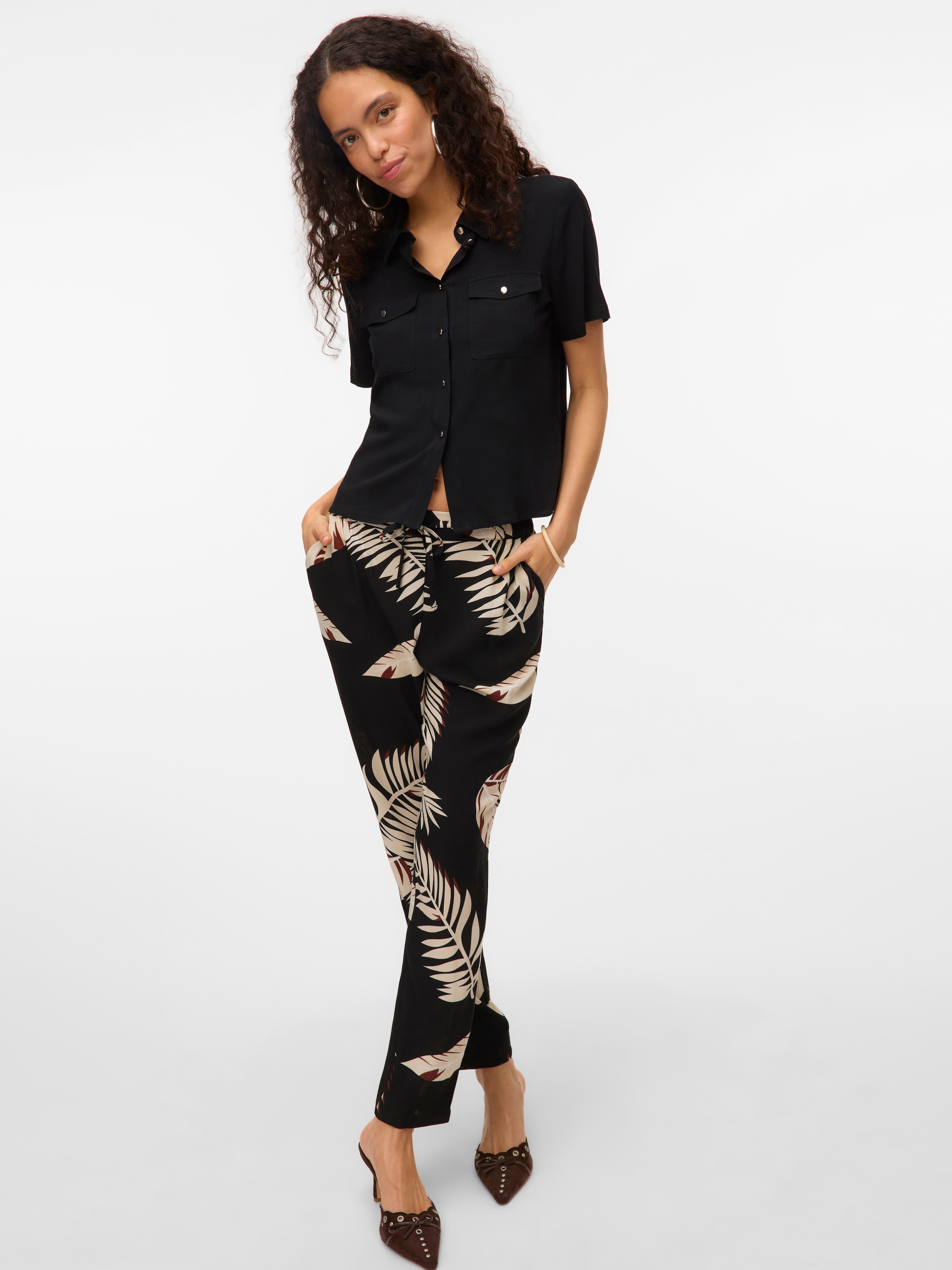 Vero Moda Schlupfhose »VMEASY JOY NW LOOSE PANTS WVN GA«