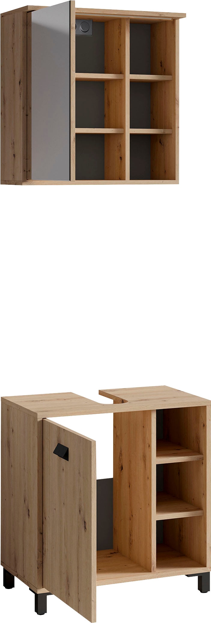 byLIVING Badmöbel-Set »Wellness«, (2 St.)