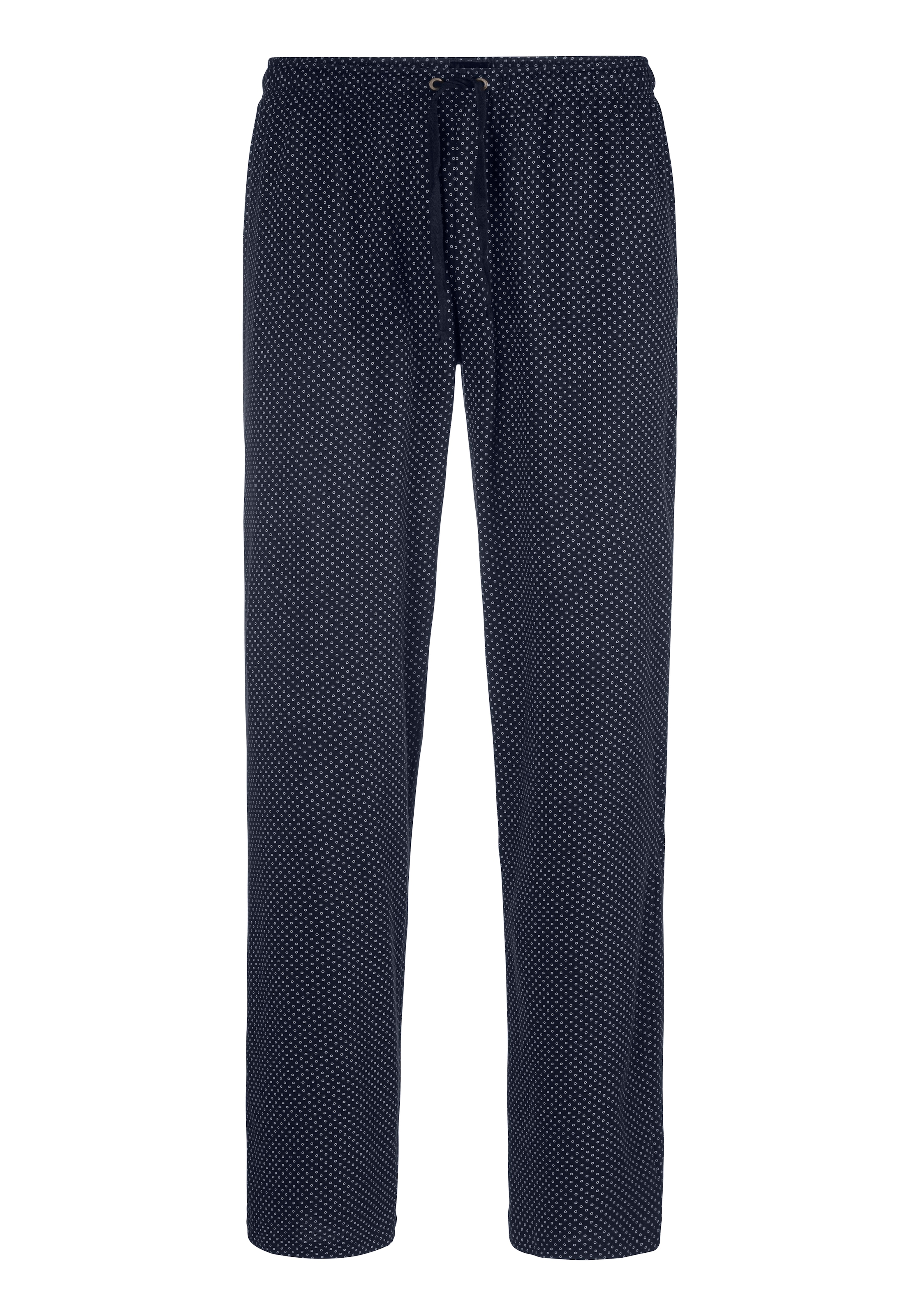 Schiesser Pyjama »"Ebony"«, (2 tlg.), mit rundem Halsausschnitt