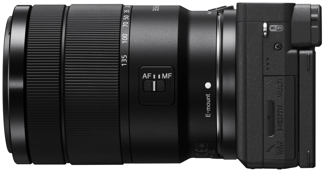 Sony Systemkamera »Alpha 6400AMB APS-C + SEL35F18 Objektiv« SEL18135 , SEL35F18 , 24 , 2 fach fach x opt. Zoom , Bluetooth | WLAN