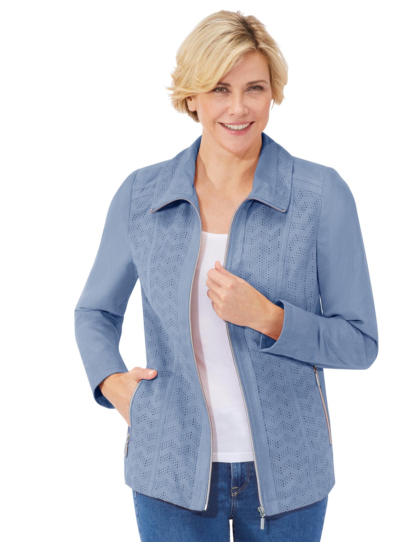 Classic Lederimitat-Blazer »Blazer«