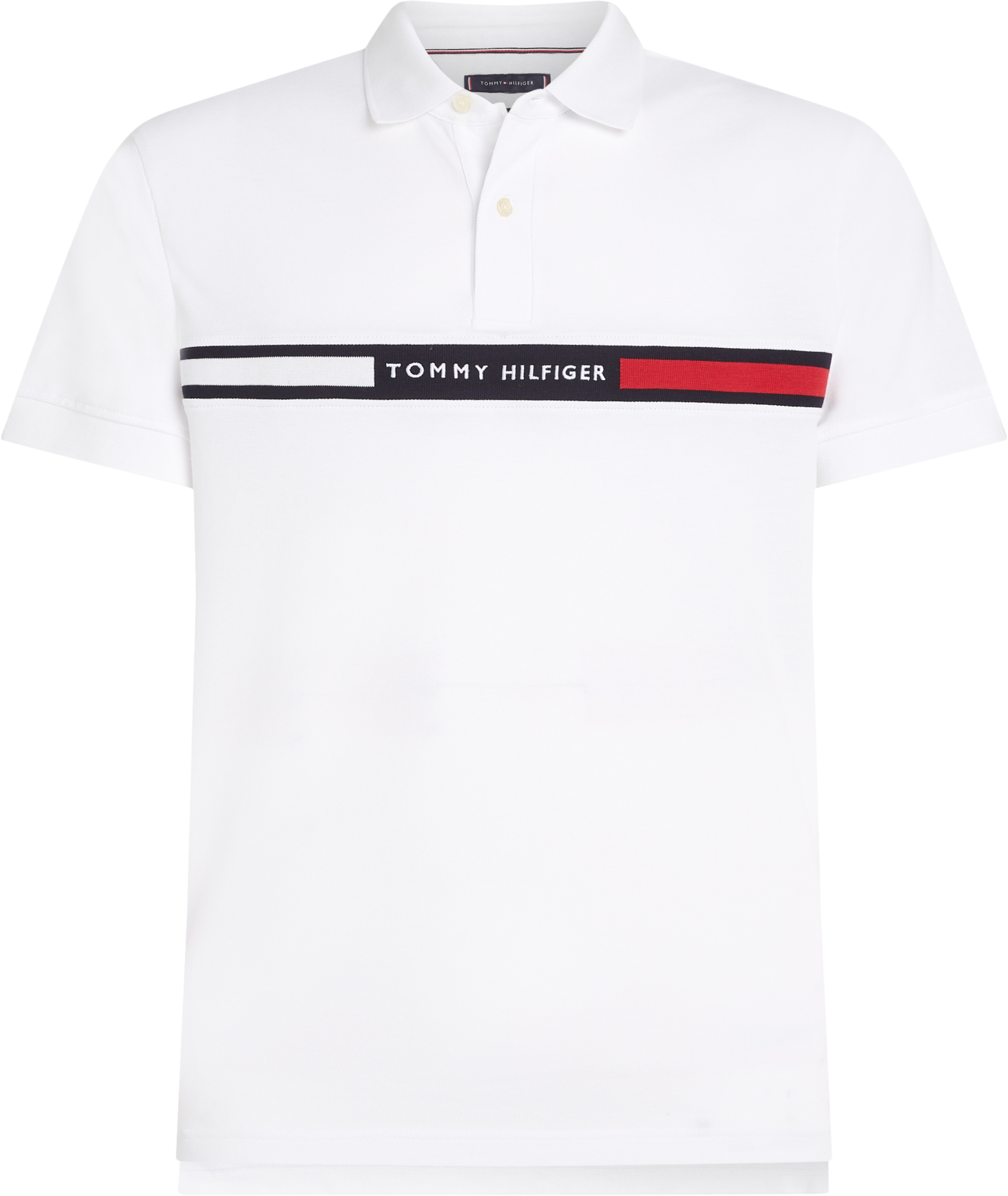 Tommy Hilfiger Big & Tall Poloshirt »BT-HILFIGER CHEST INSERT REG -B«, in Großen Größen, Logostickerei