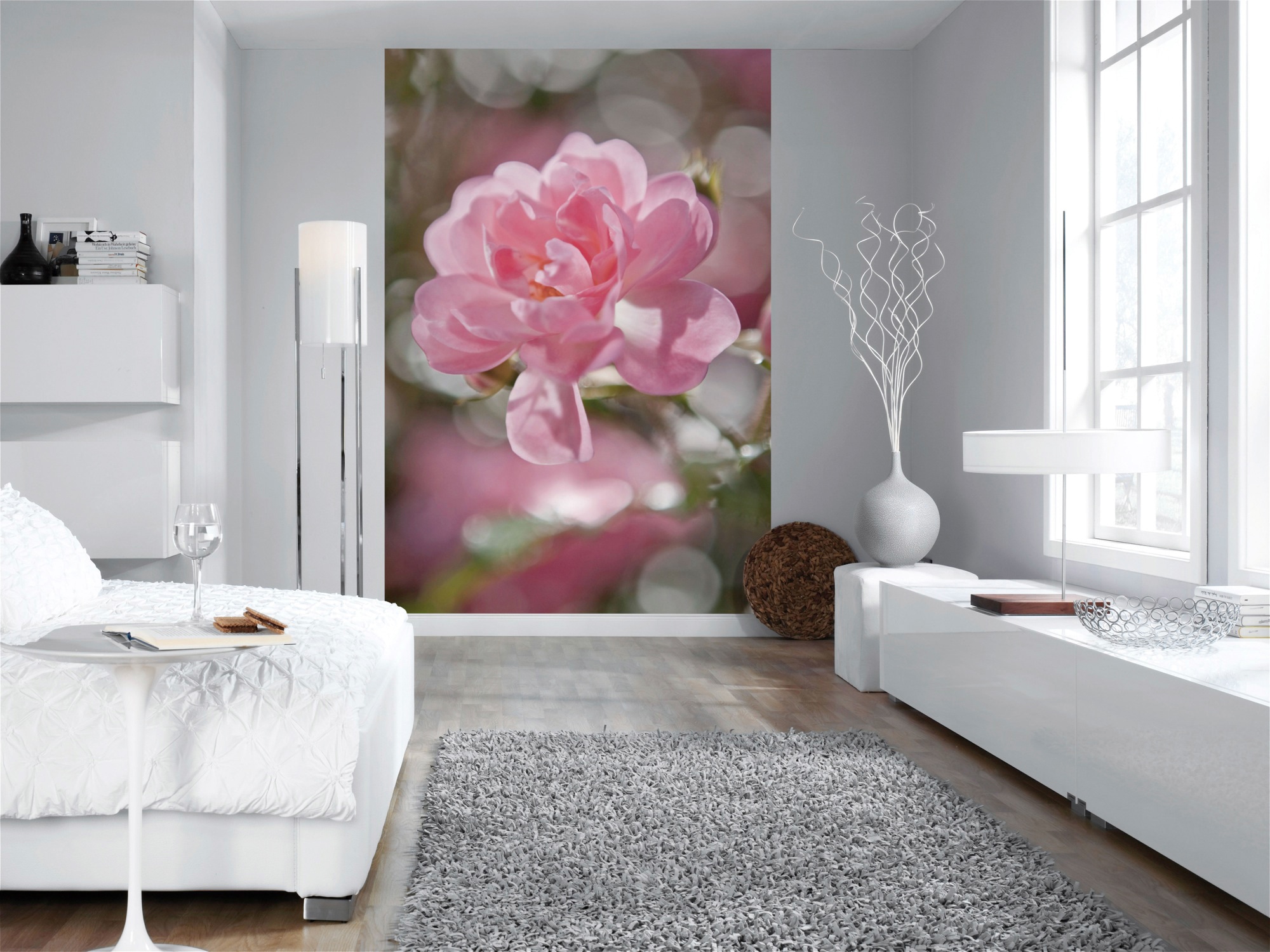 Komar Fototapete »Bouquet - Größe 184 x 254 cm«, bedruckt, Wohnzimmer, Schlafzimmer