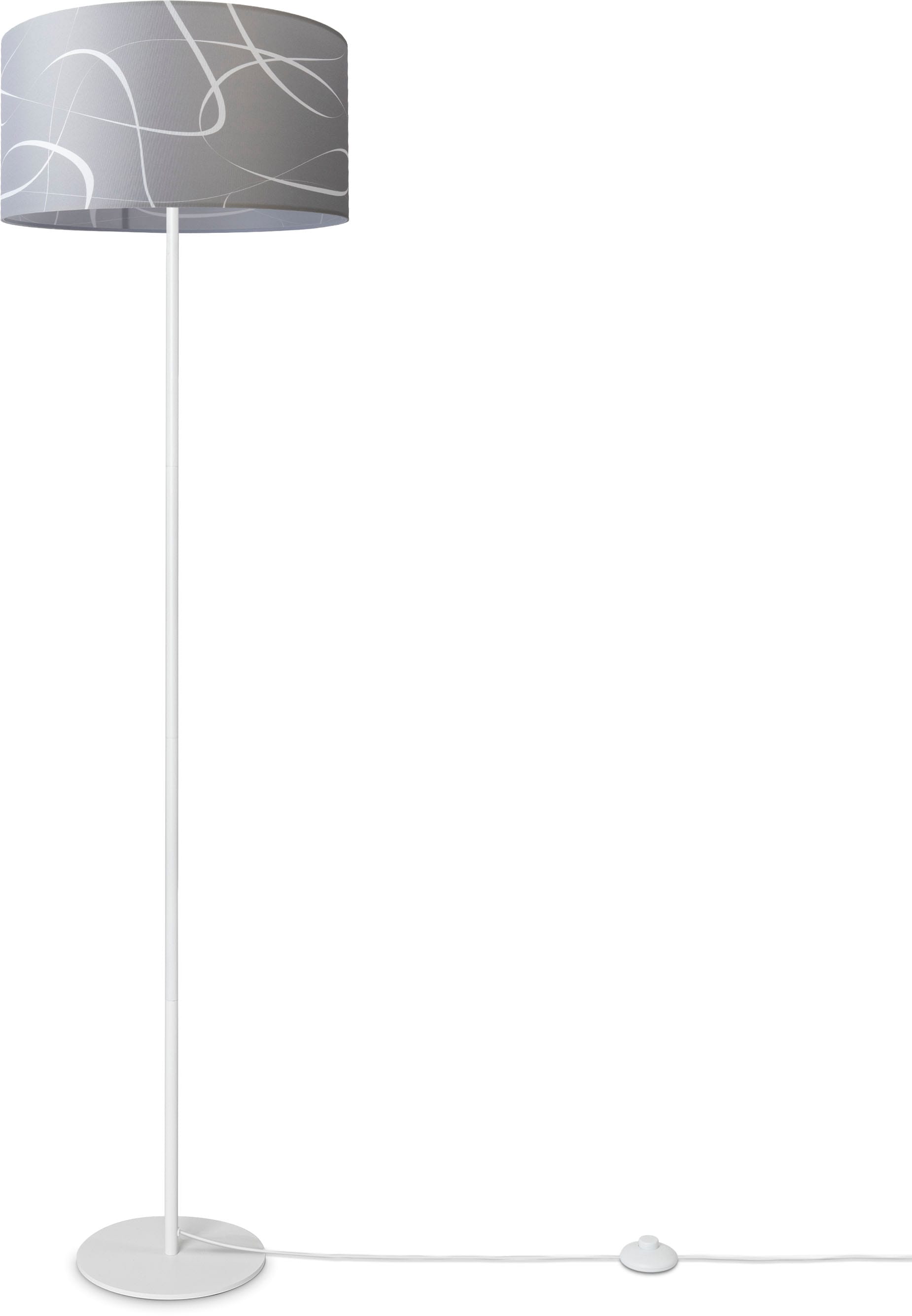 E27 Stoff Tribal«, Paco XXL Lampenschirm | Home Abstrakt Dreibein Garantie mit Stehleuchte Stehlampe Mit »Luca online Jahren Uni 3 kaufen Modern