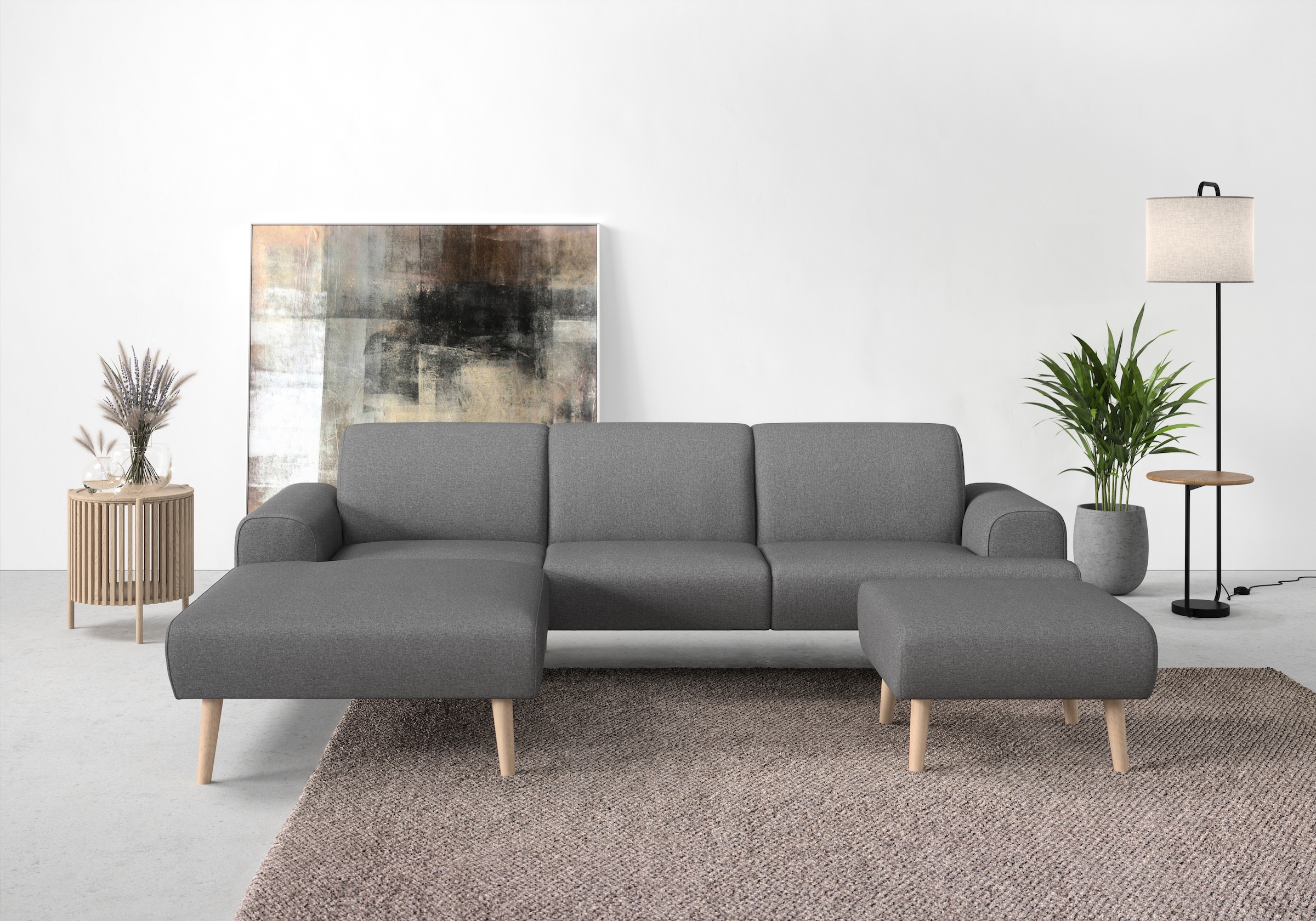 andas Polsterhocker »Swift«, passend zur Serie "Swift", B/T/H: 75/68/44 cm