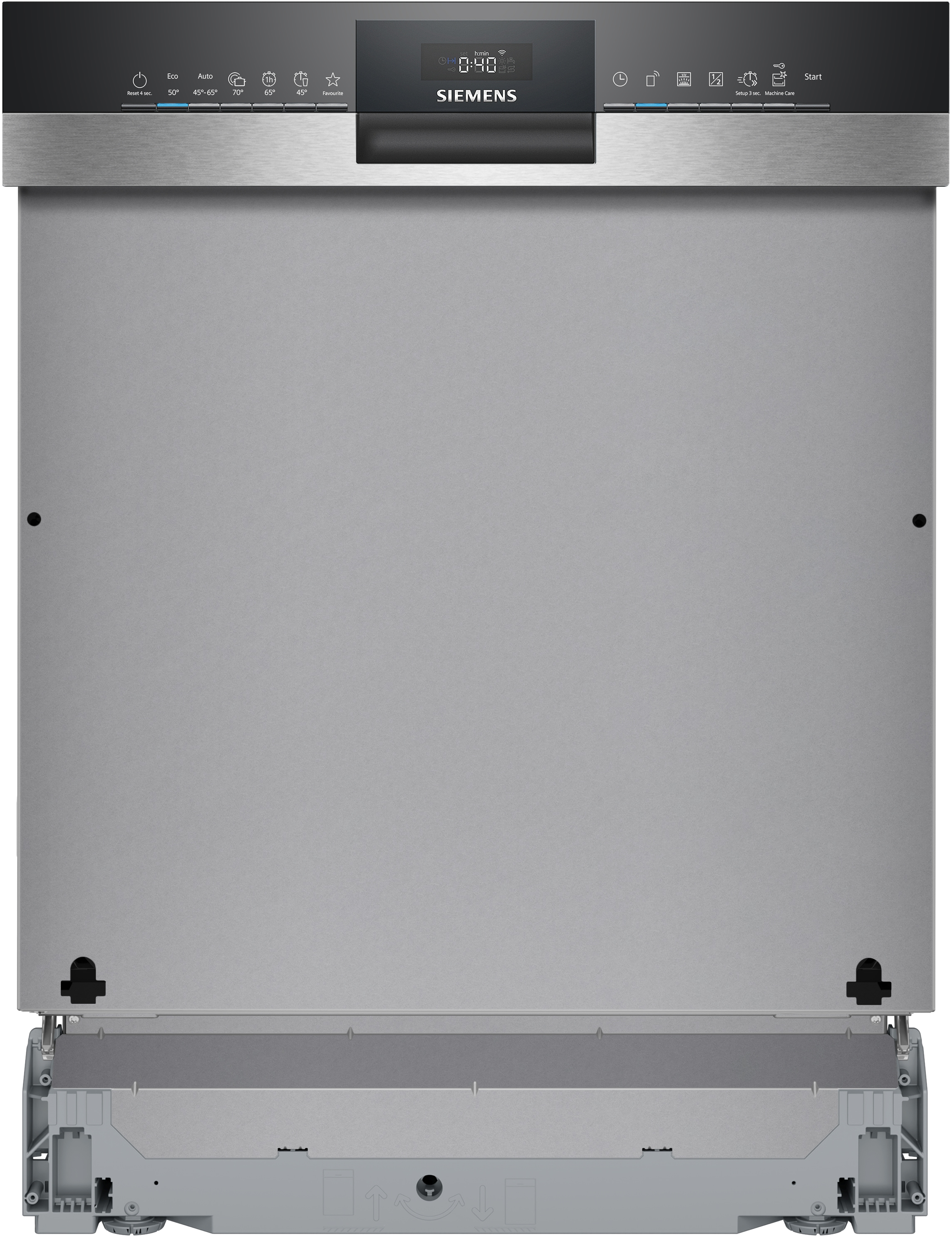 SIEMENS teilintegrierbarer Geschirrspüler iQ300 »SN53HS03VE« 14 tlg. Maßgedecke Schnelles Spülen mit varioSpeedPlus und flexibles Korbsystem