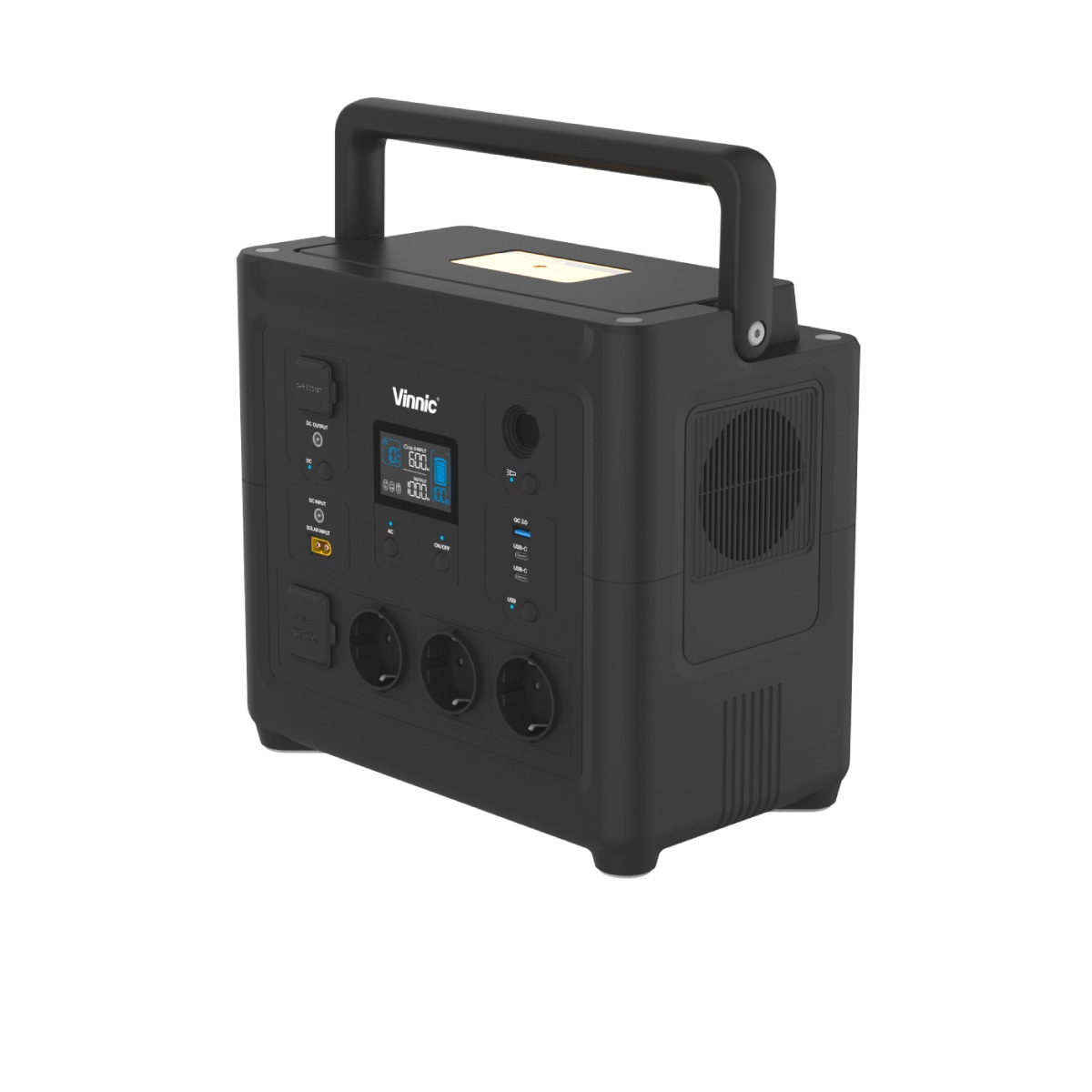 Vinnic Powerstation »BATUR MINI+ Power Station PSB800 EU«, Vinnic BATUR MINI+ Power Station PSB800 EU,black