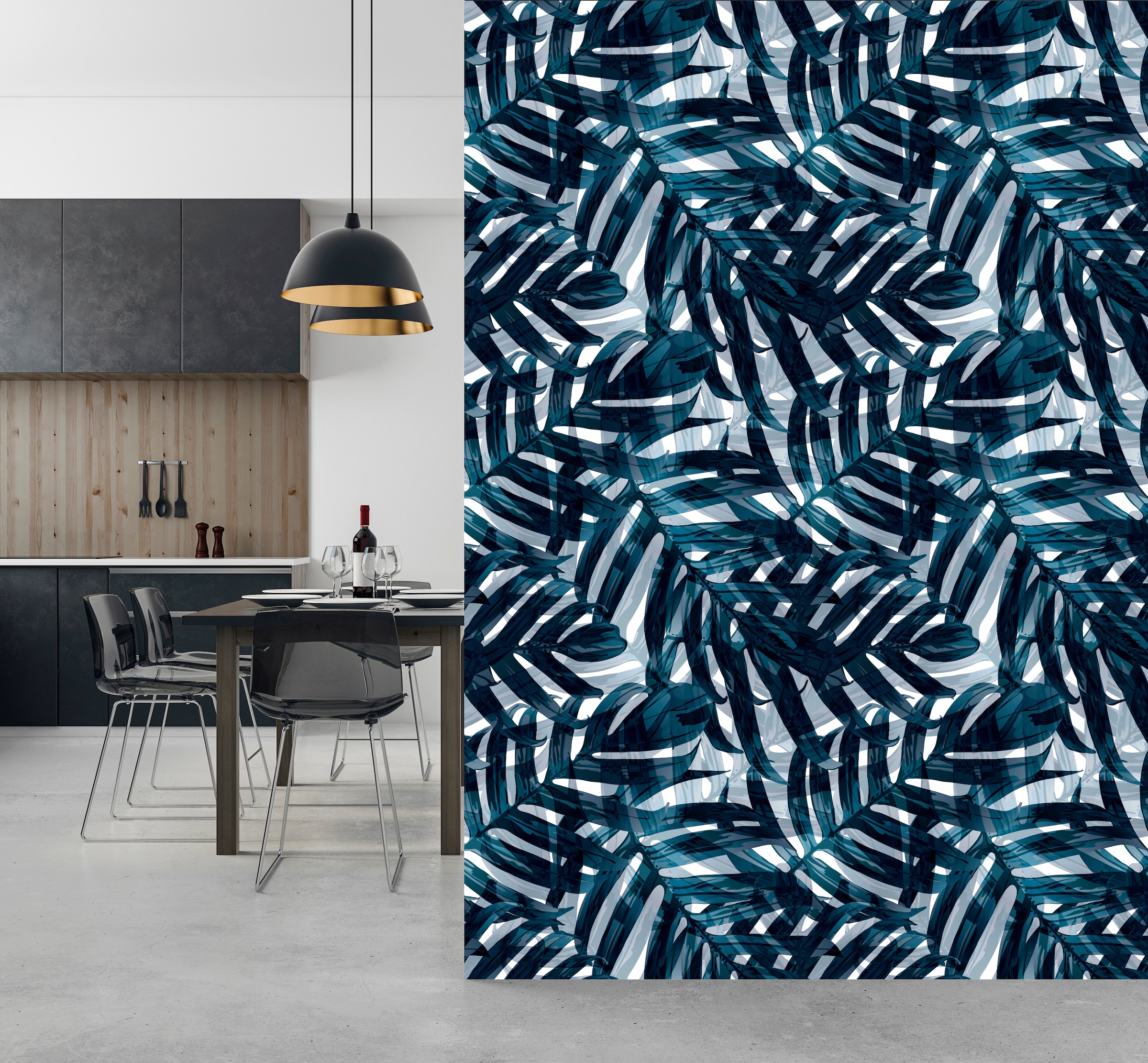 queence Vinyltapete »Ida« Motiv | bedruckt | botanisch | geblümt | gemustert | natürlich glatt 90x250cm, selbstklebend, kinderleichte Anbringung, , Sticker