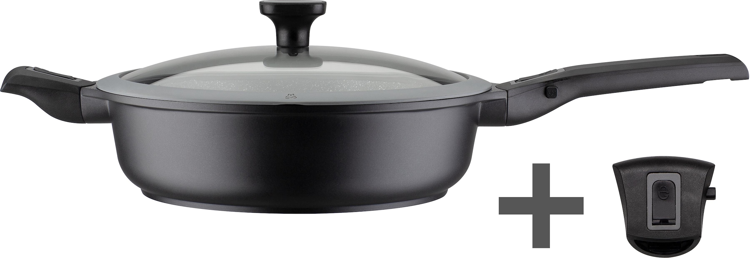 Tefal Bratpfanne »Titanium Force, Induktion«, Aluminium, extra haltbare  Antihaft-Beschichtung, Thermo Signal, Schüttrand online kaufen | UNIVERSAL