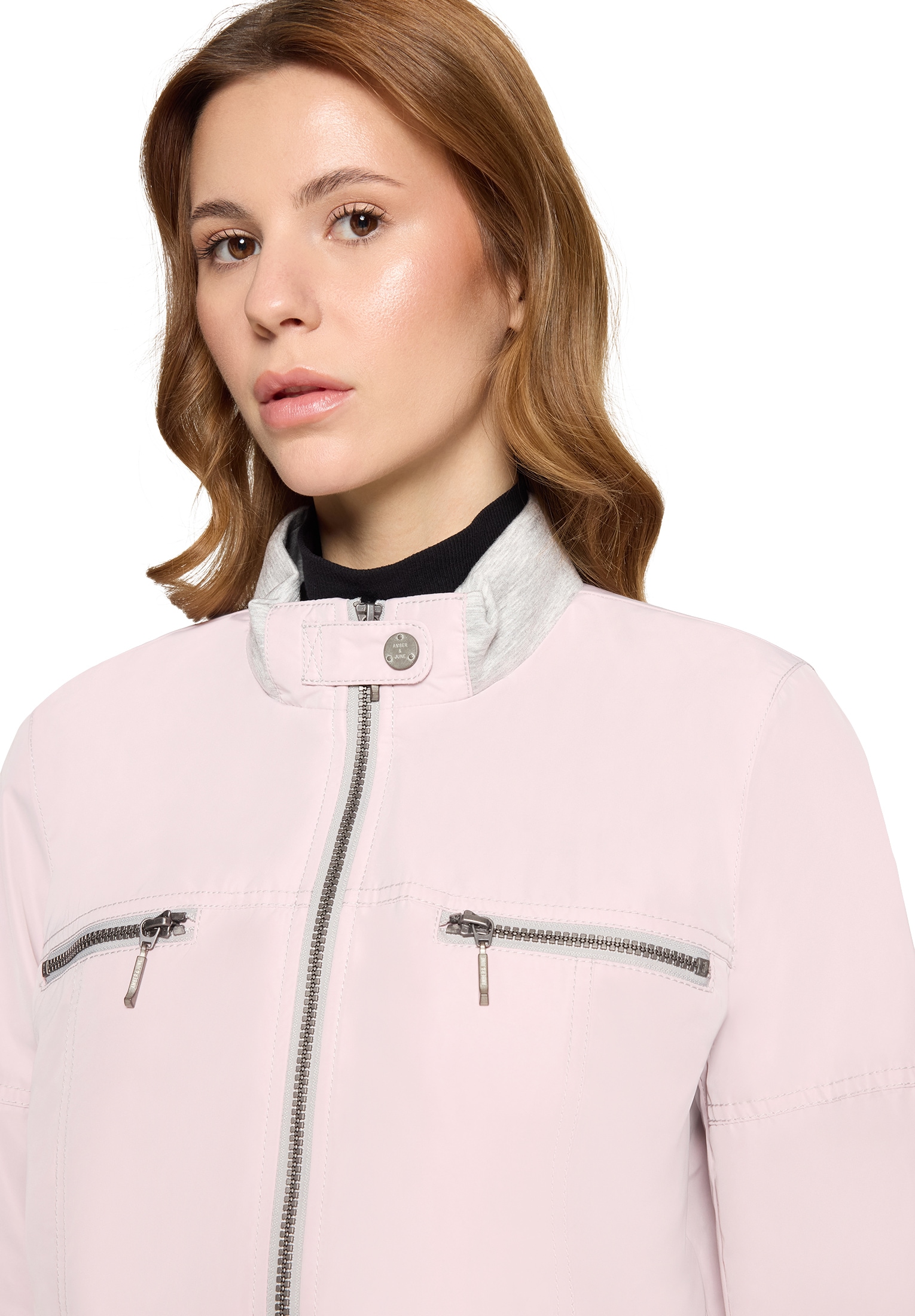 Amber & June Sommerjacke »Sommerjacke mit Stehkragen«