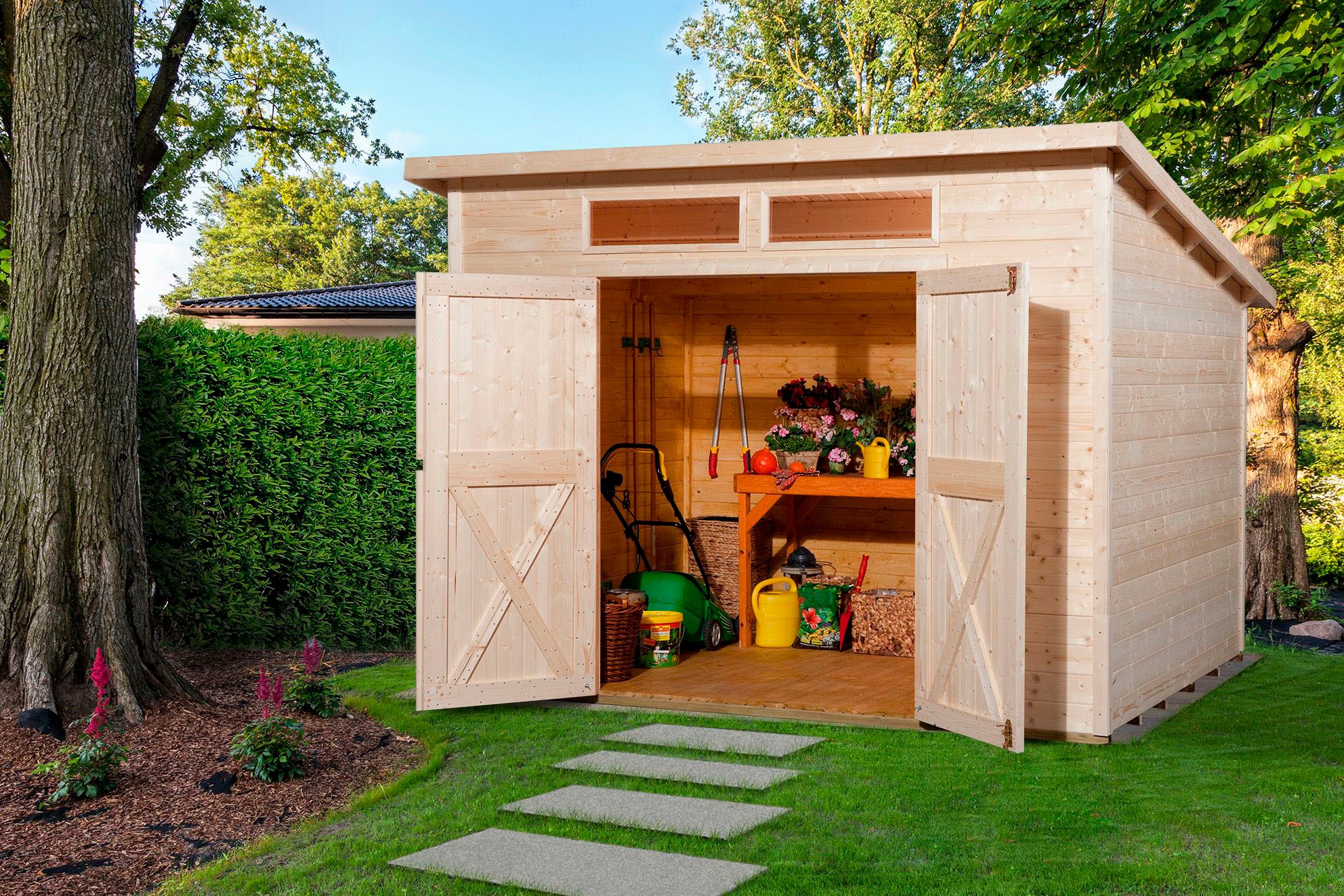 weka Gartenhaus »325 A Gr.2 natur, 19 mm«