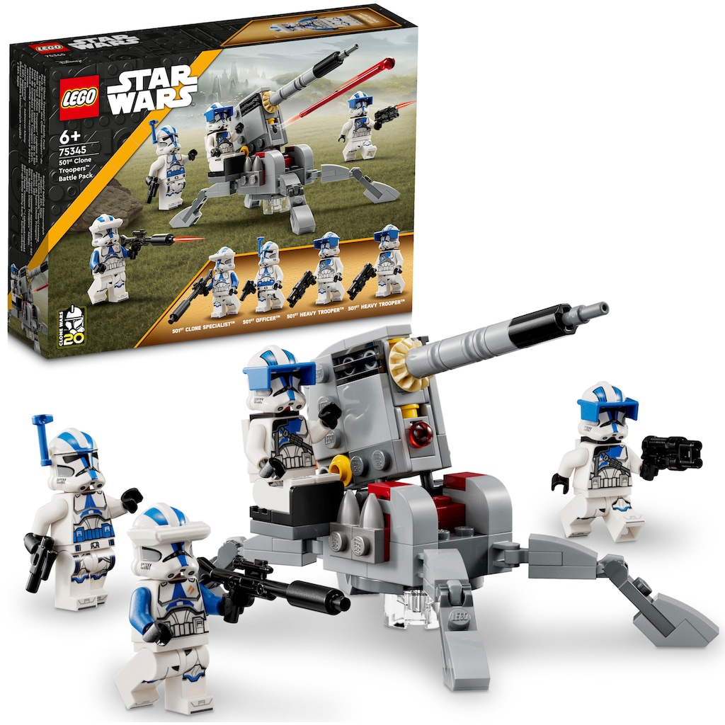 LEGO® Konstruktionsspielsteine »501st Clone Troopers™ Battle Pack (75345), LEGO® Star Wars™«, Made in Europe
