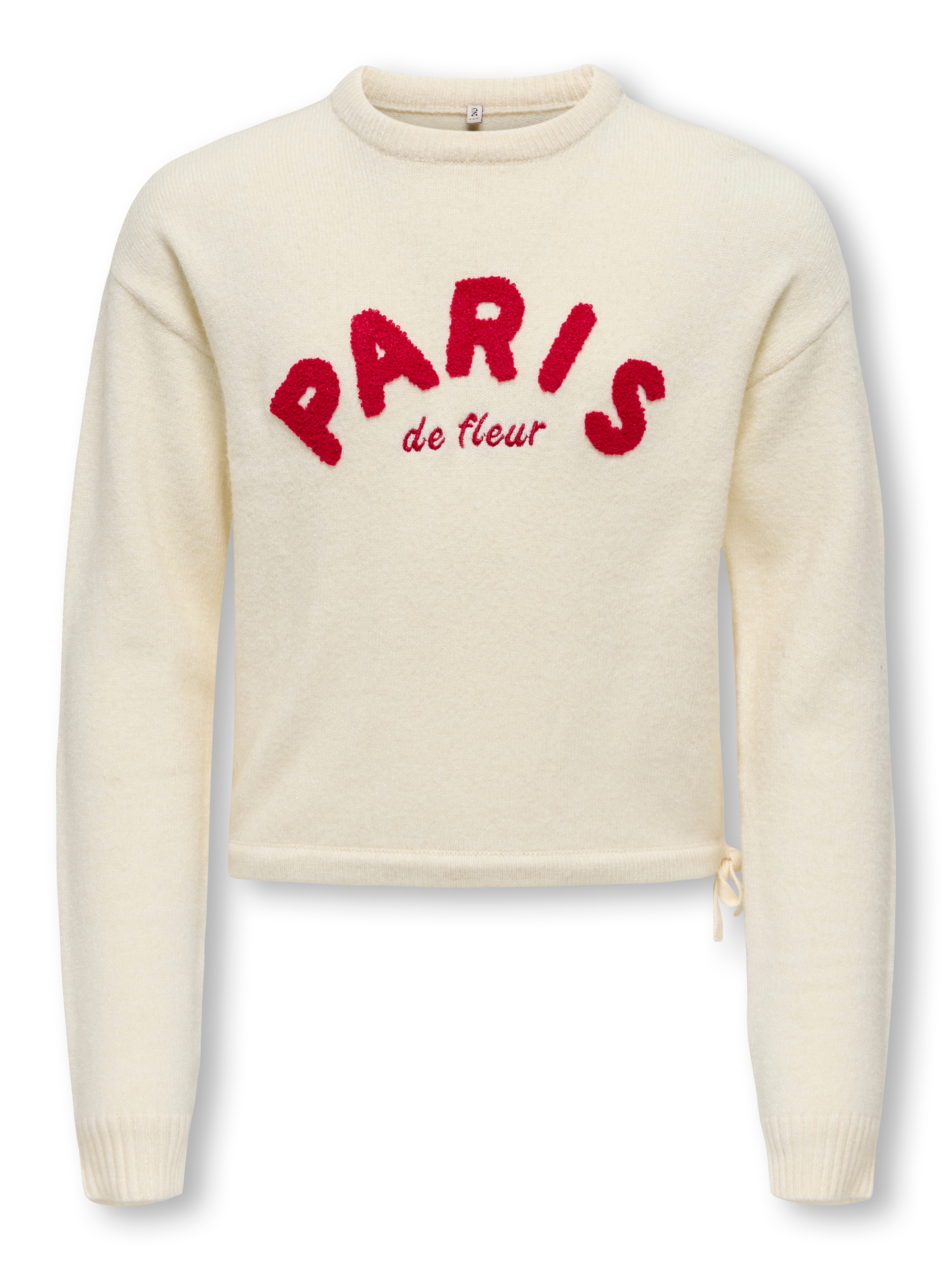 KIDS ONLY Strickpullover »KOGKATIA LS TEXT O-NECK CP KNT«