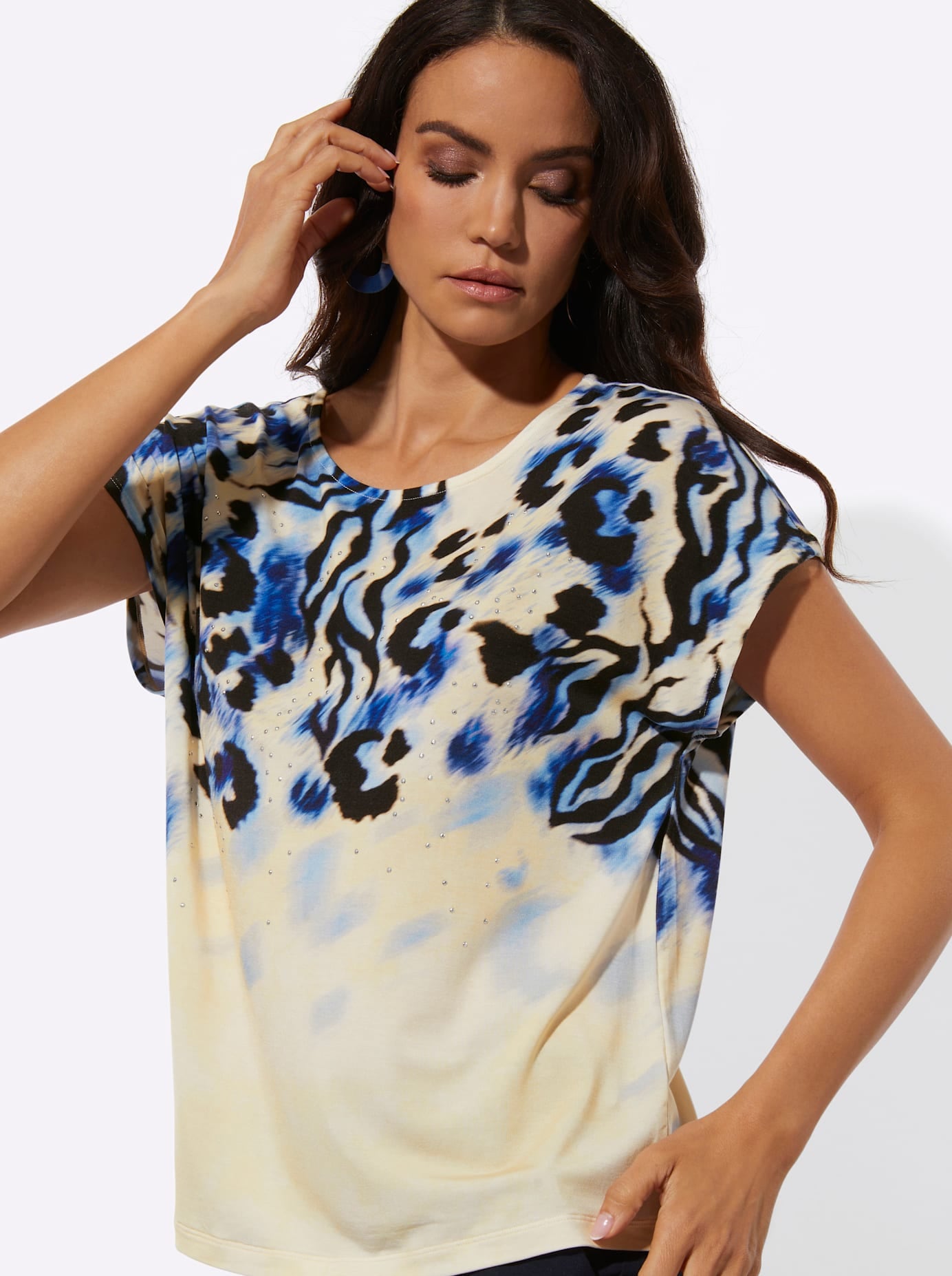 creation L Print-Shirt »Lyocell-Shirt« 1 tlg.