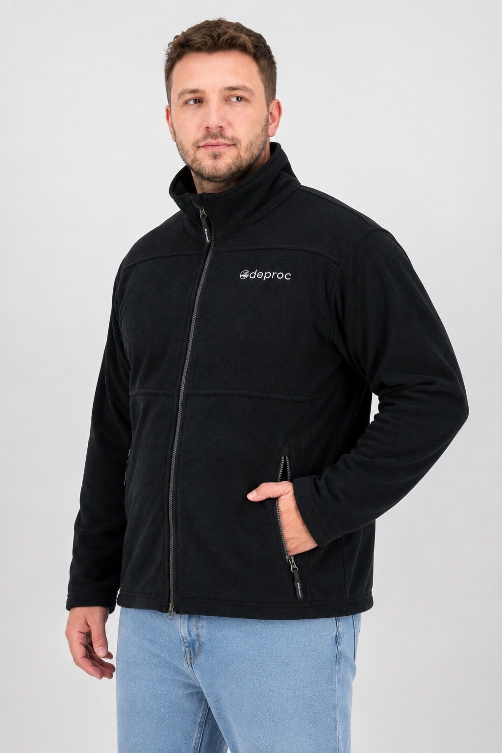DEPROC Active Strickfleecejacke »SEWARD MN« mit 2-Wege-Reißverschluss