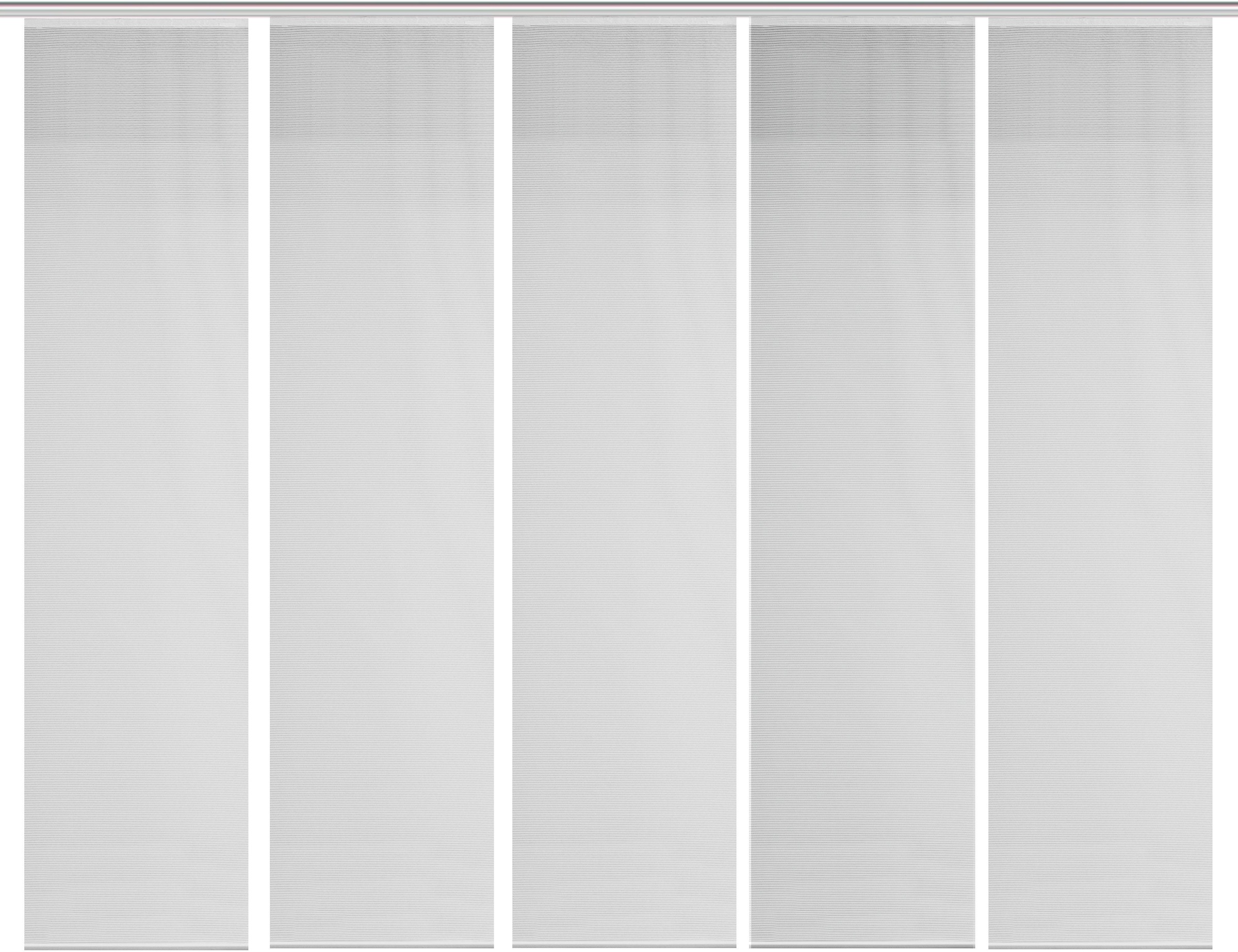 Vision S Schiebegardine »5ER SET ROM«, (5 St.), HxB: 260x60, Schiebevorhang 5er Set Uni