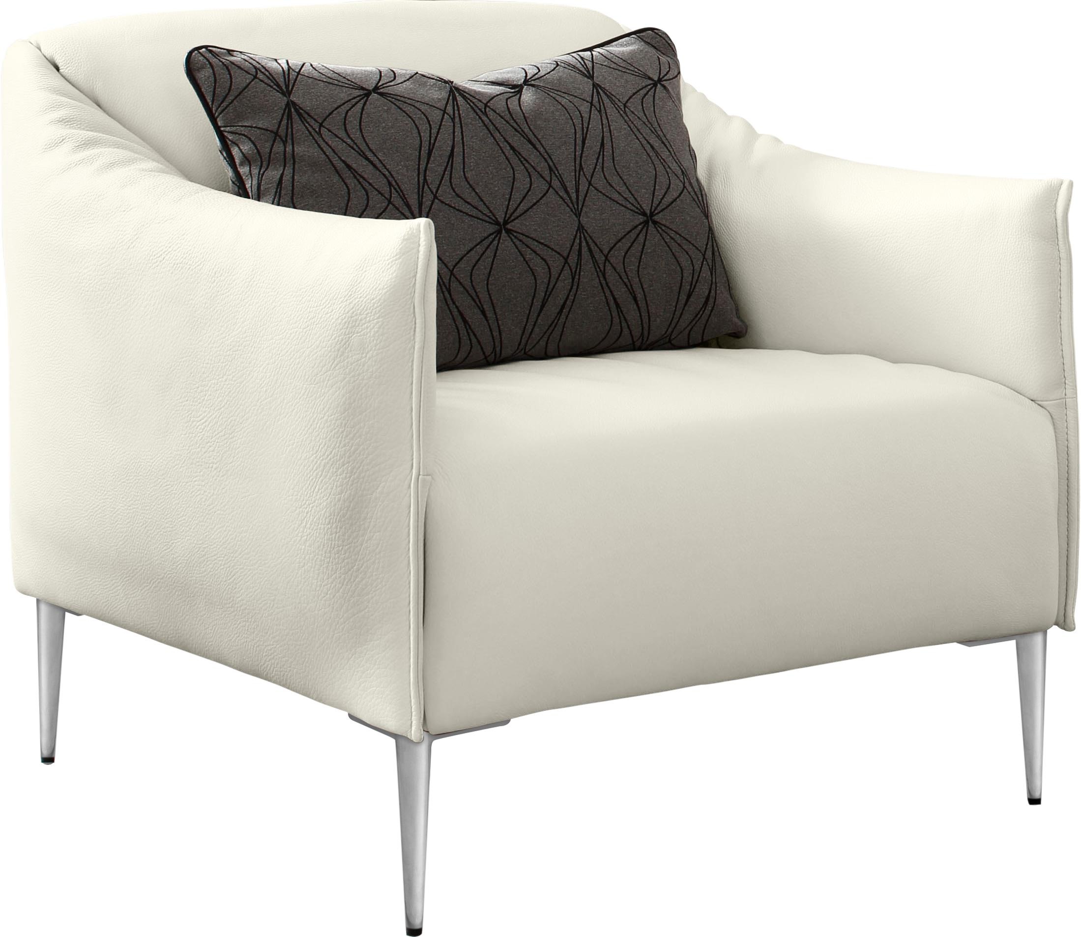 W.SCHILLIG Cocktailsessel »sally«, mit Metallfüßen in Chrom glänzend