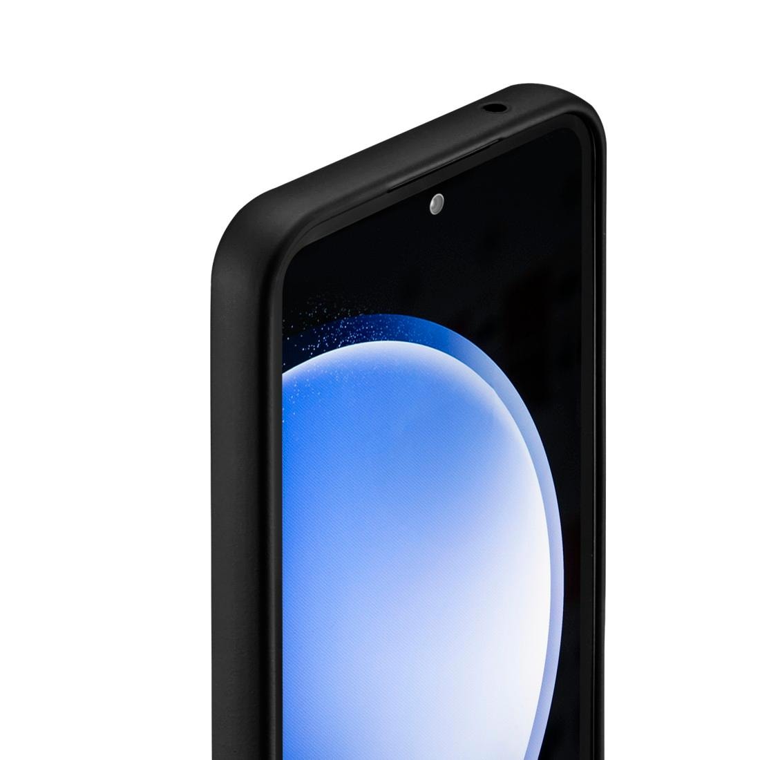 Hama Smartphone-Hülle »Handyhülle für Samsung Galaxy S23 FE, Schwarz, Smartphonetasche«, Samsung Galaxy S23 FE, Wireless-Charging kompatibel, Kratzschutz, flexibel