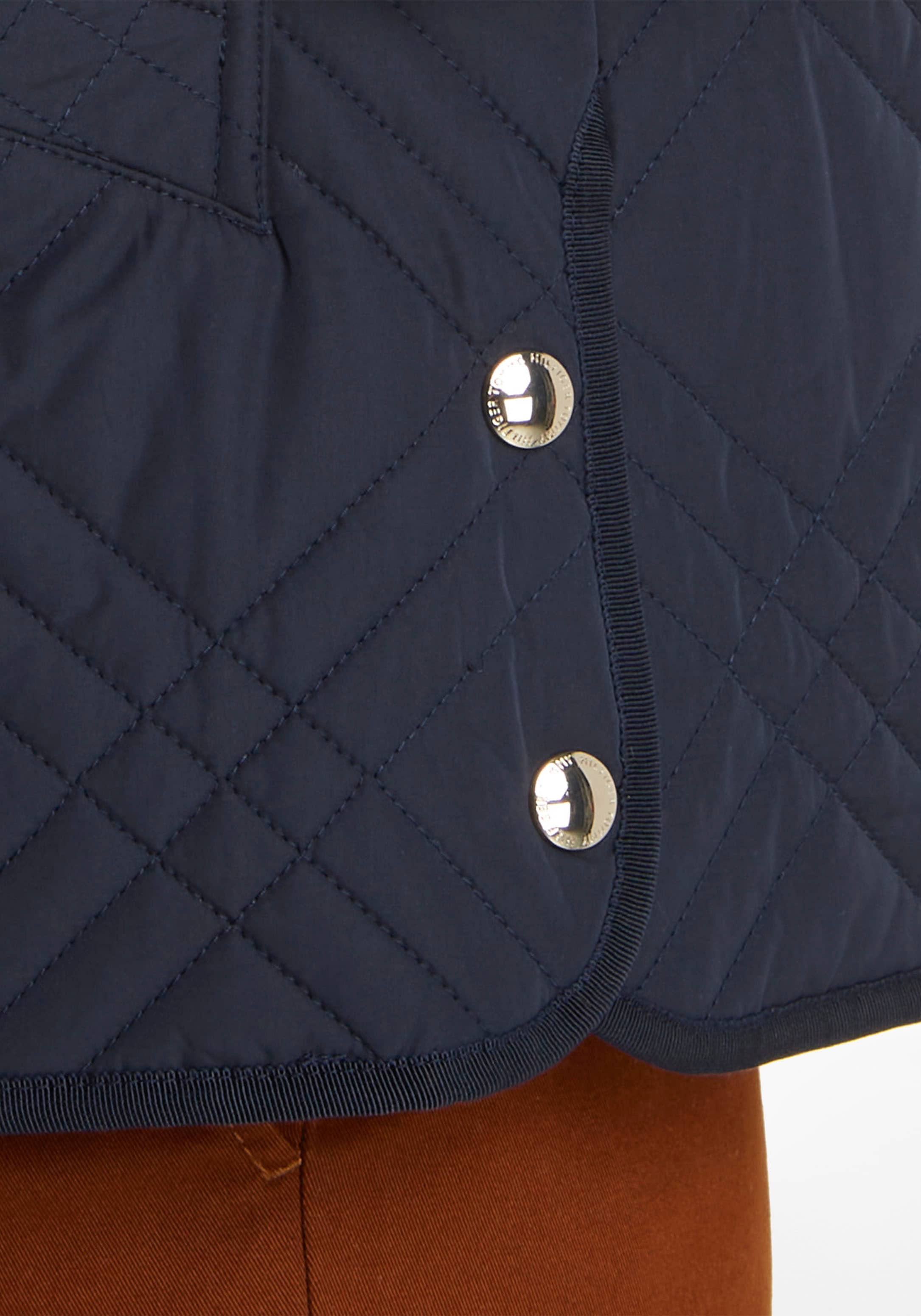 Tommy Hilfiger Steppjacke, mit Kapuze, mit Markenlabel