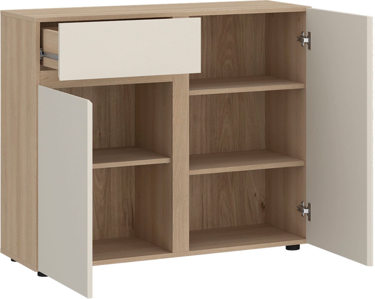 Home affaire Sideboard »TAVERA« Sideboard Breite 100 cm, modern, grifflos, viel Stauraum