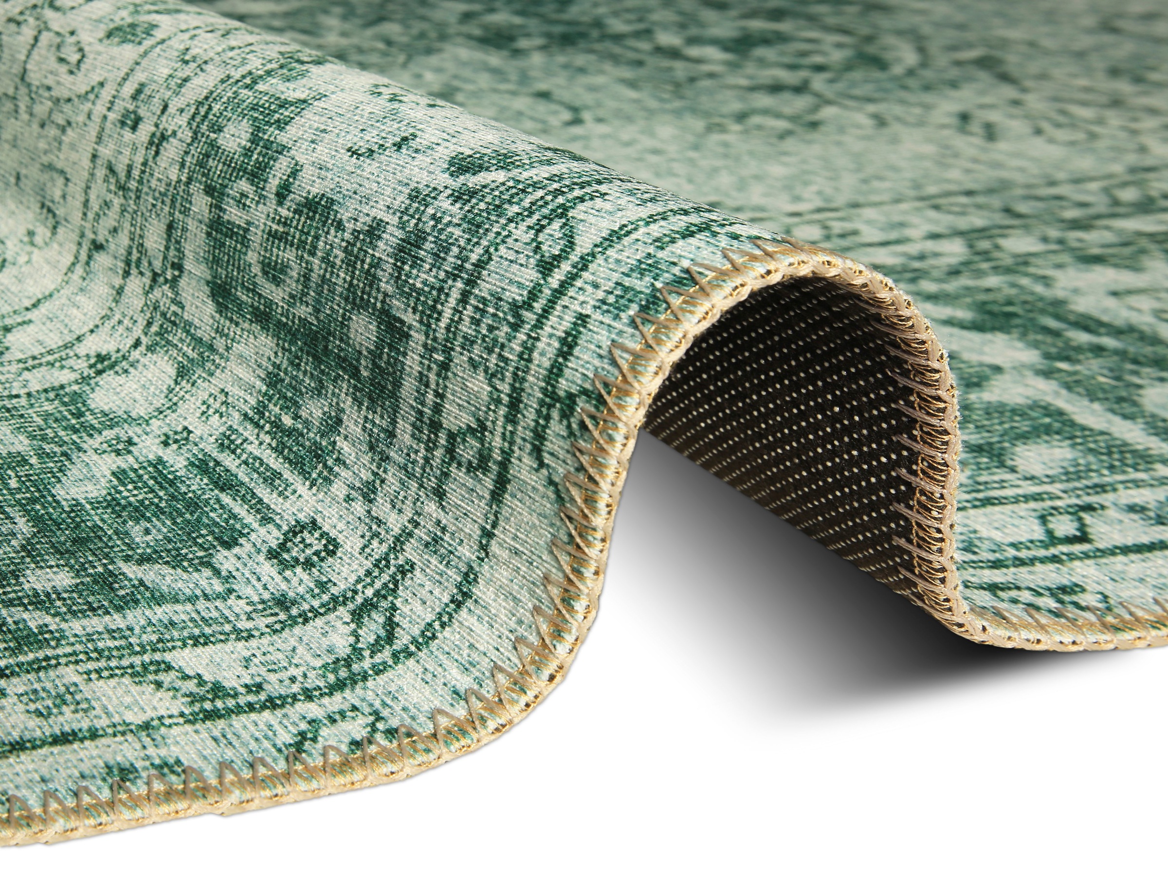 Home affaire Teppich »Divan«, rechteckig, 6 mm Höhe, Orient Optik, Vintage Design, rutschhemmende Rückenbeschichtung