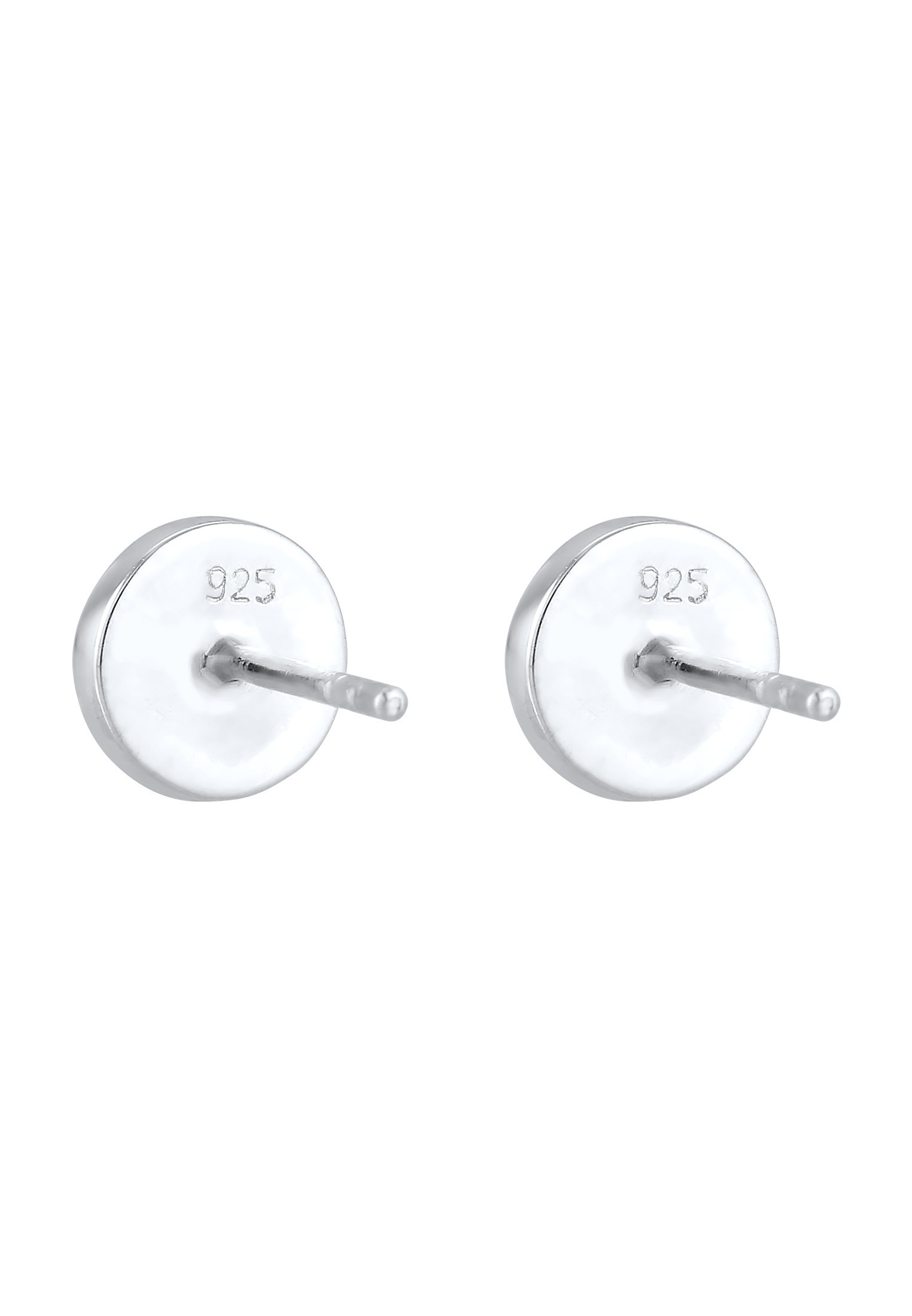 Elli Paar Ohrstecker »Ohrringe Ohrstecker Glas Kristalle Schwarz 925 Sterling Silber«