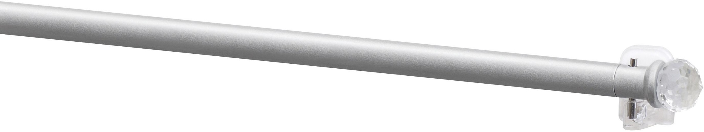 Good Life Vitragenstange »Crystal« Ø 10 mm 1 läufig-läufig ausziehbar