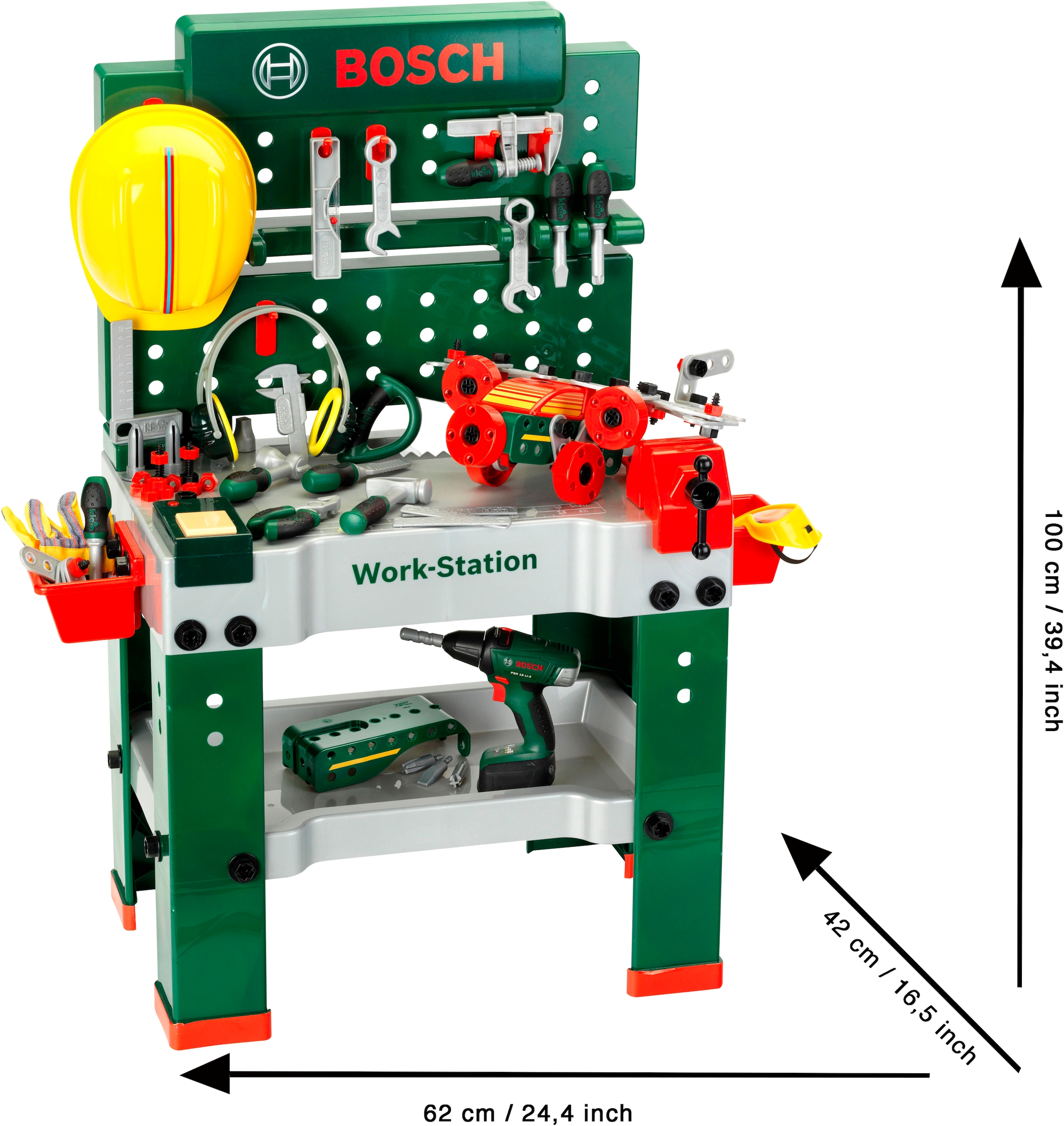 Klein Spielwerkbank »BOSCH Werkbank No.1 2016« mit Sound, Made in Germany