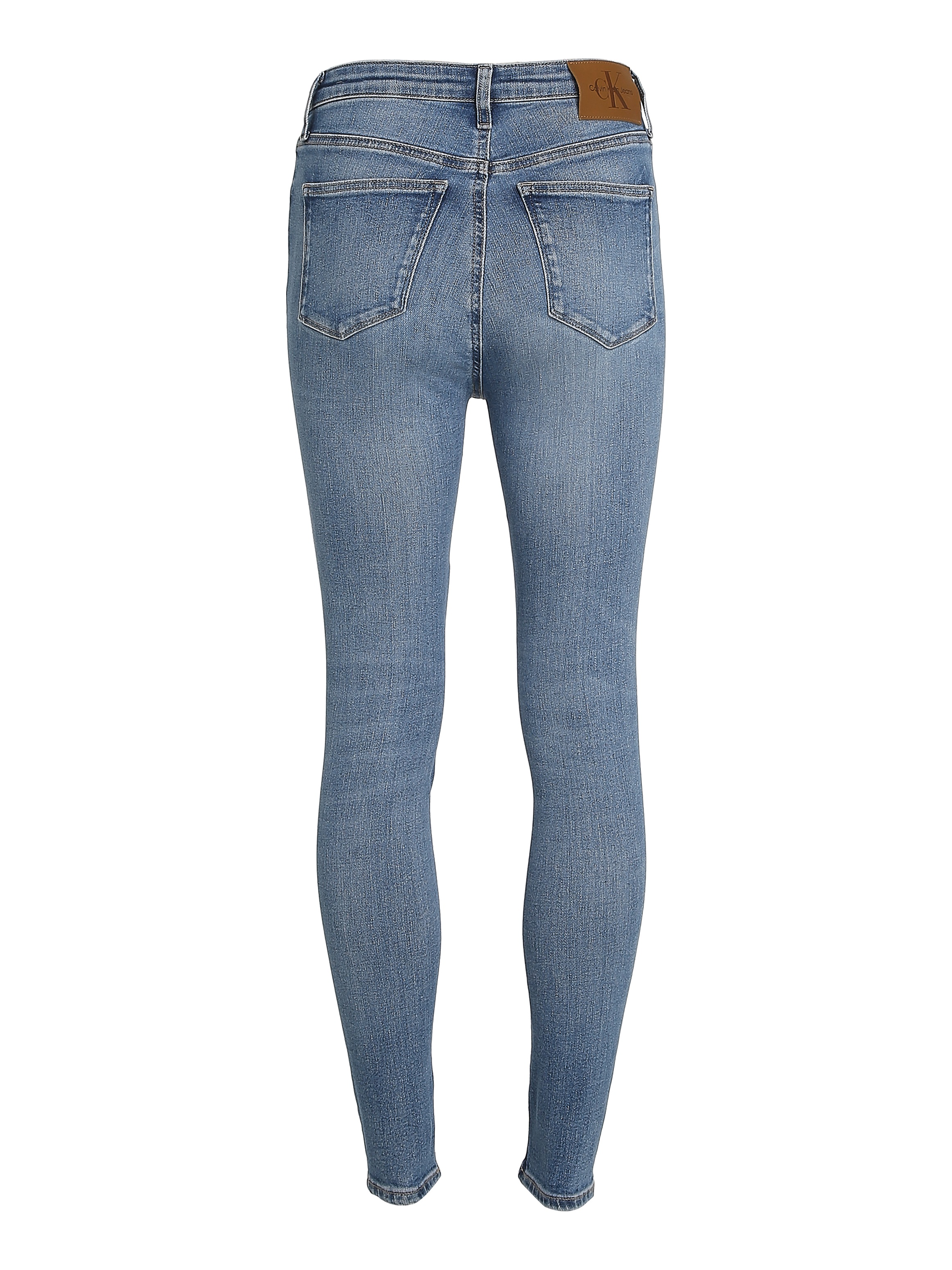 Calvin Klein Jeans Skinny-fit-Jeans »HIGH RISE SUPER SKINNY ANKLE«, in blauer Waschung