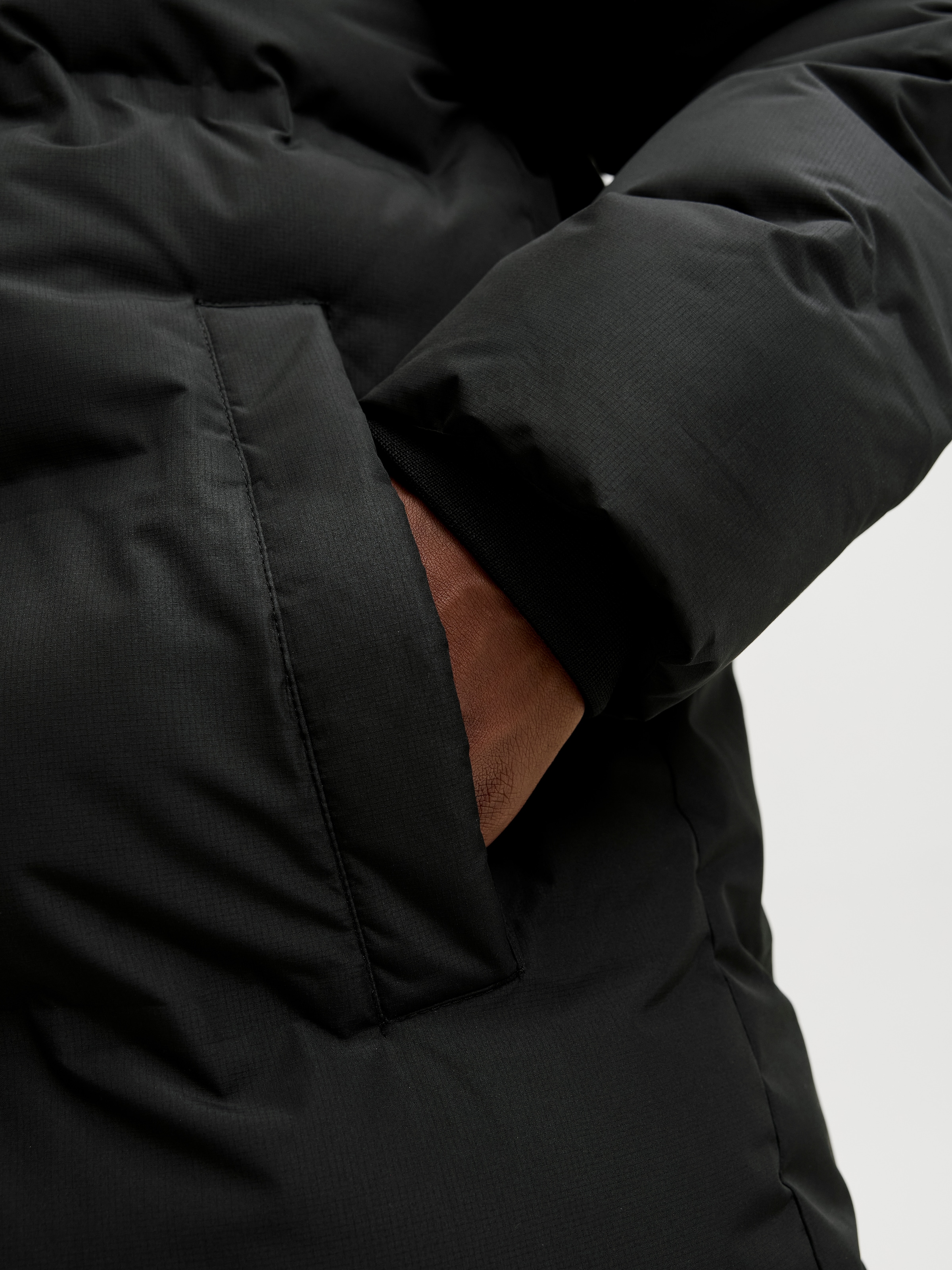 Jack & Jones Steppjacke »JJESOHO LONG PUFFER LN« mit Kapuze