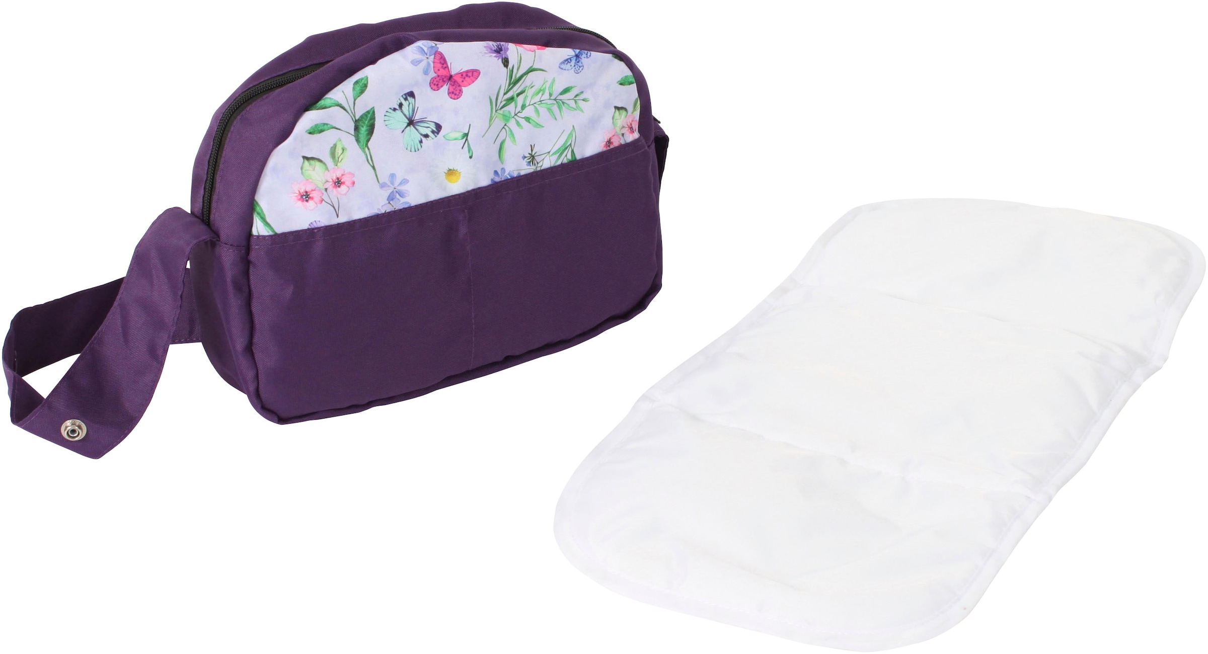 CHIC2000 Puppen Wickeltasche »Flowers lila«