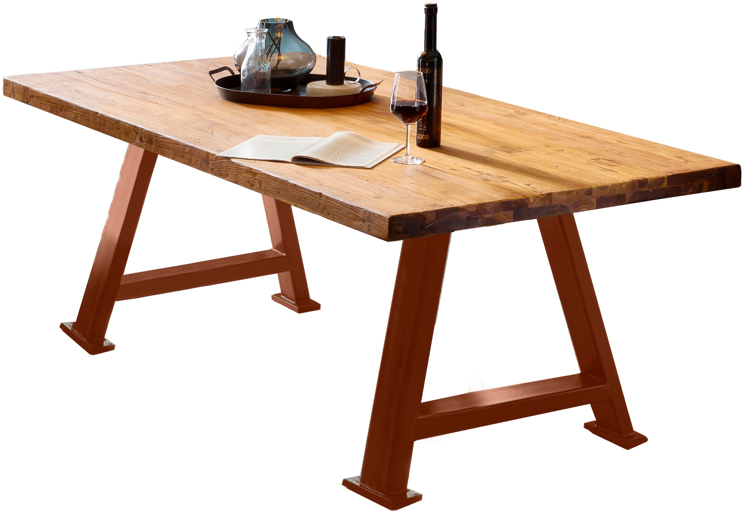 SIT Tischplatte, aus recyceltem Teakholz