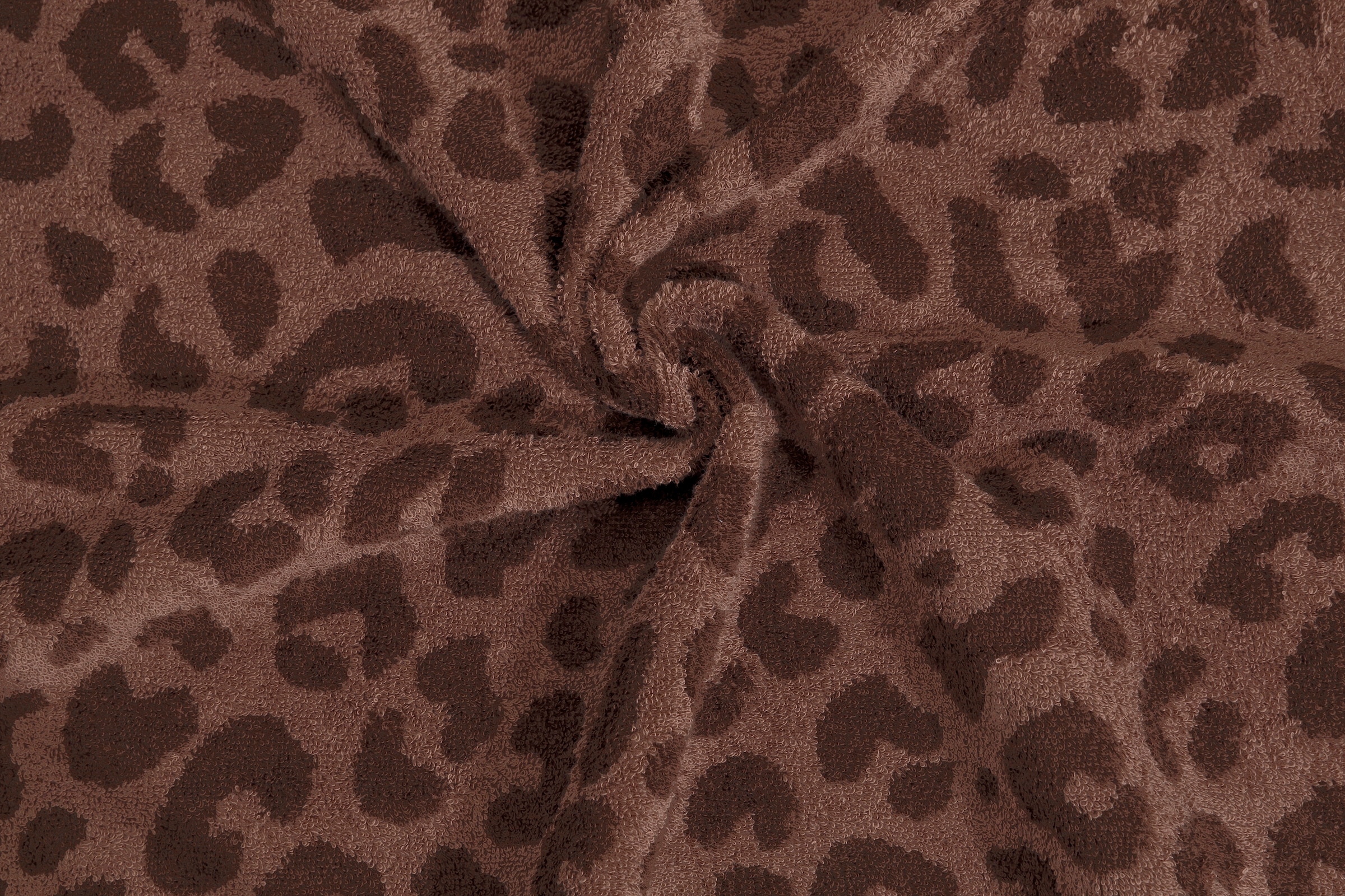 OTTO home Strandtuch »Tiffani, Leopardenmuster, Premium Strandtücher 2-tlg, 500 gr/m²« 90x180 cm, Animal Print, Leo, modern, Urlaub, mit Fransen