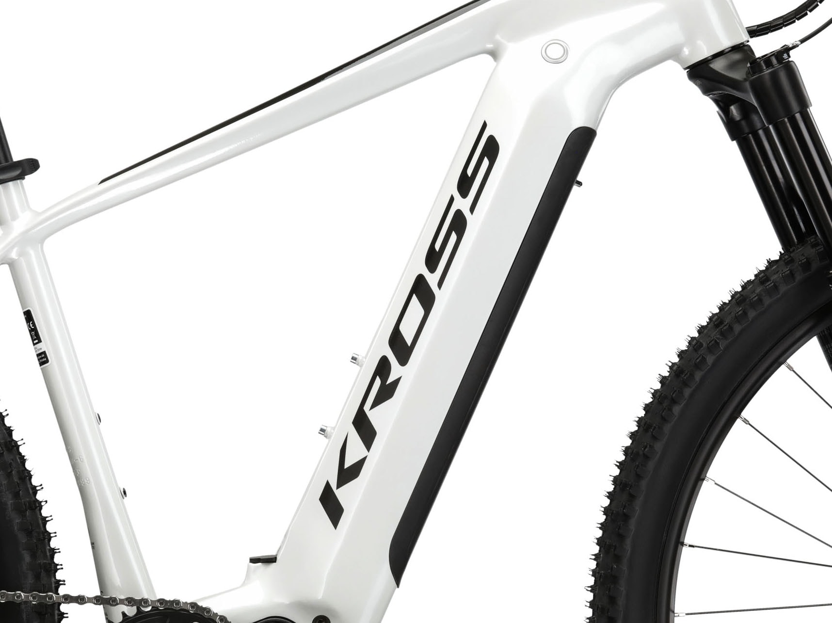 Kross E-Bike »E-MTB Level Boost 3.0 29 Zoll weiß«, 12 Gang, Shimano, DEORE SLX M7100, Mittelmotor 250 W, Pedelec, Elektrofahrrad für Damen und Herren