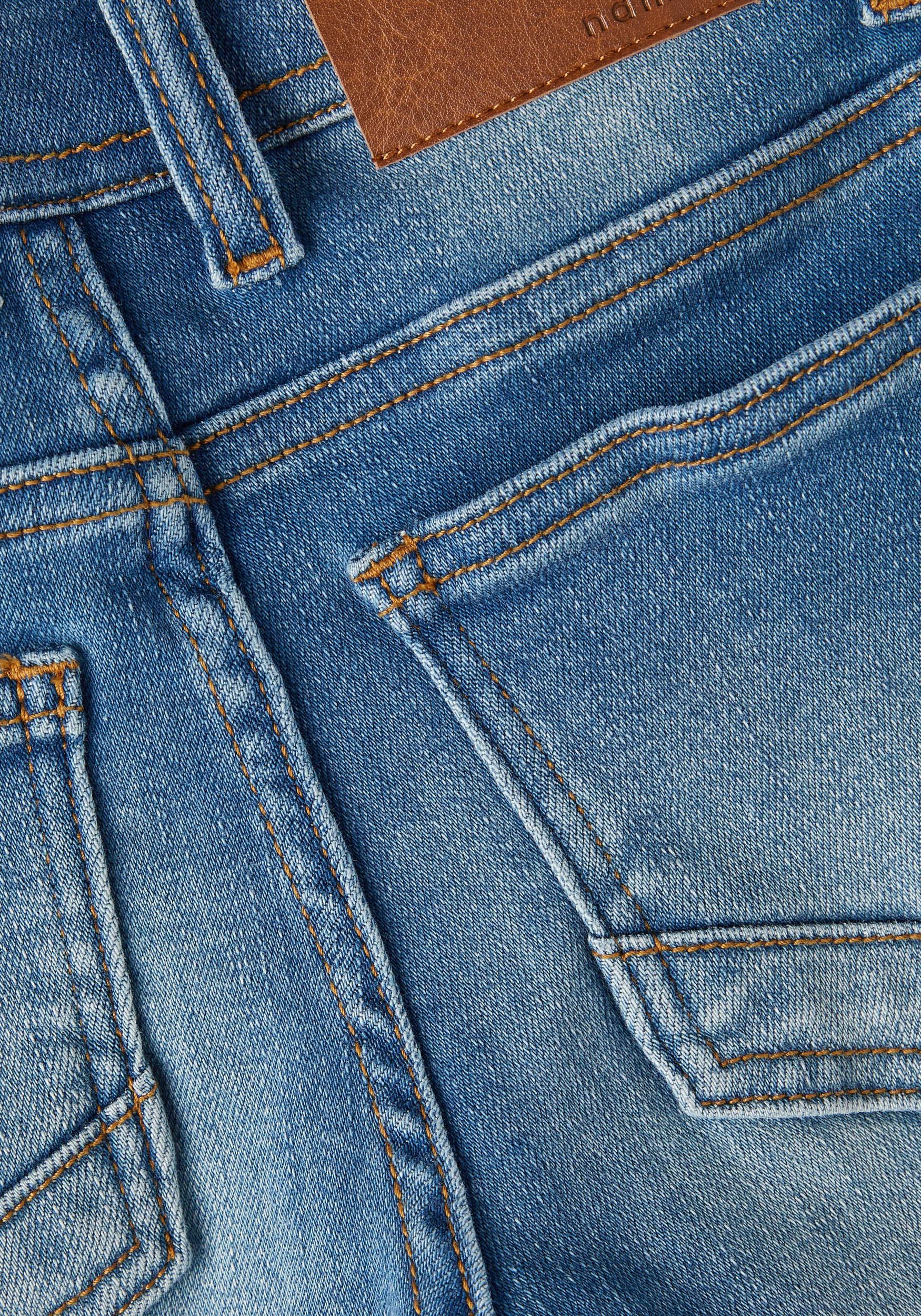 Name It Slim-fit-Jeans »NKMTHEO XSLIM Effekt NOOS«, 1410-UR ♕ mit Destroyed bei JEANS