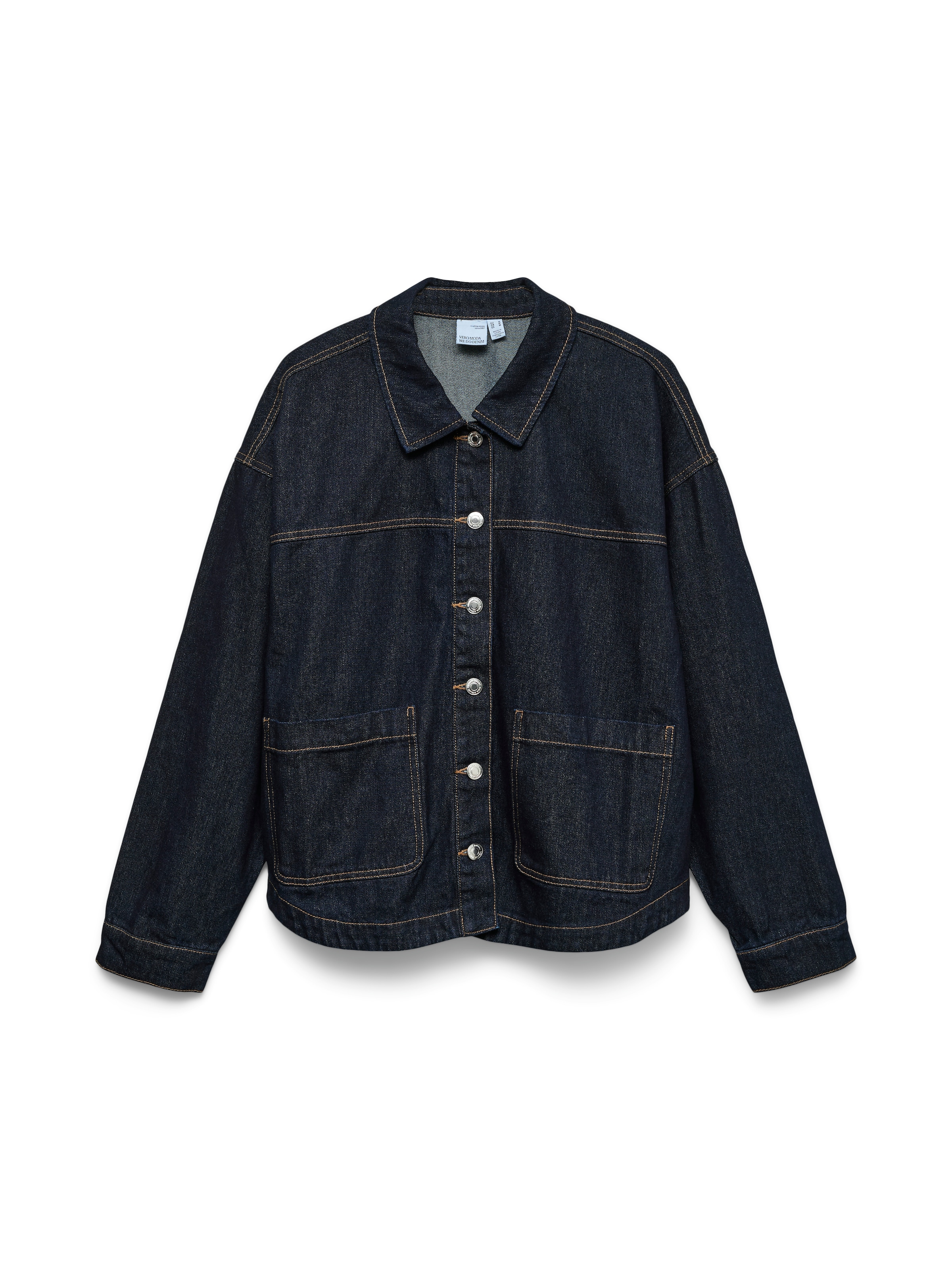 Vero Moda Jeansjacke »VMJAMIE LS DENIM SHACKET MIX NOOS« Baumwollmischung