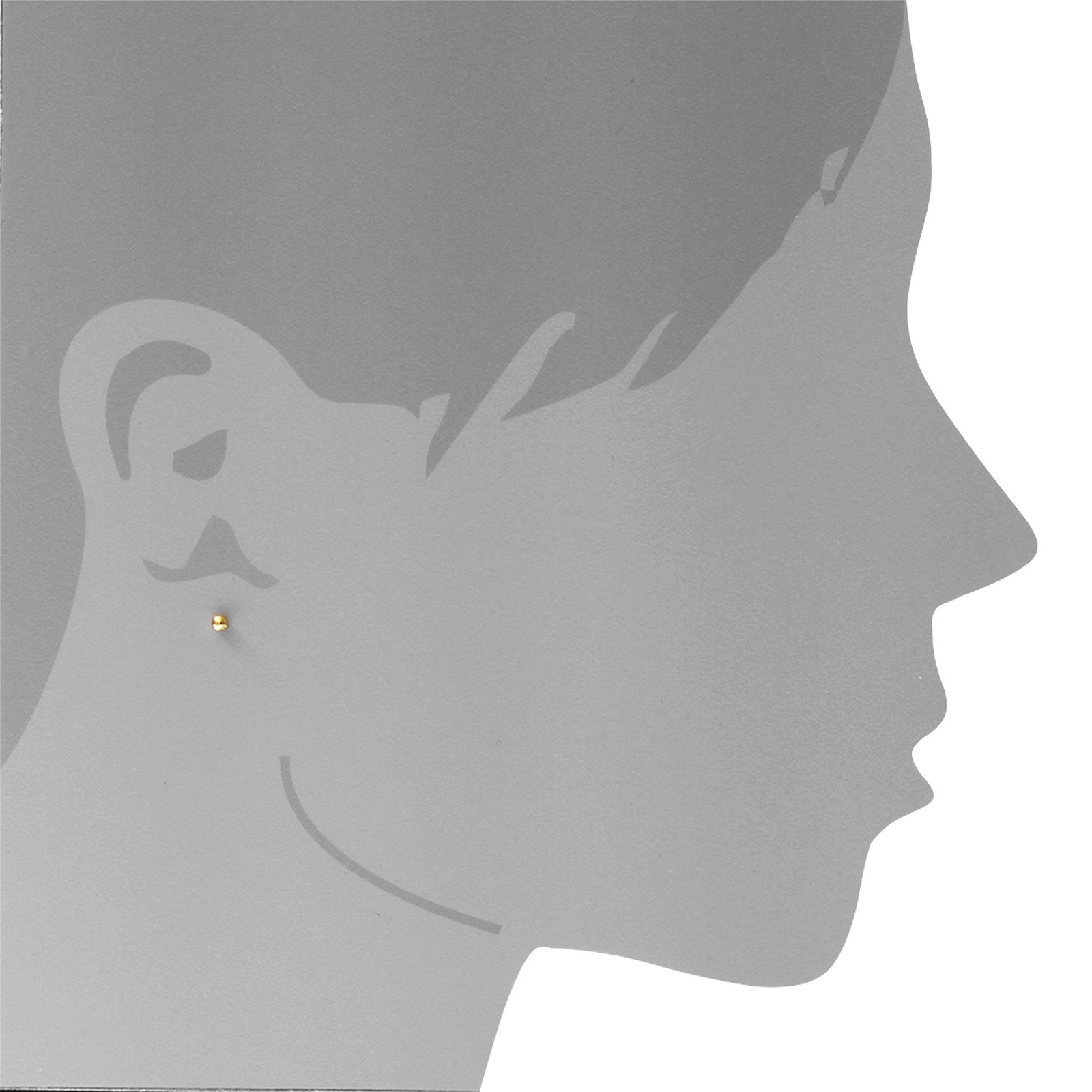 OSTSEE-SCHMUCK Paar Ohrstecker »- Kugel 3 mm - Gold 585/000 - Zuchtperle«