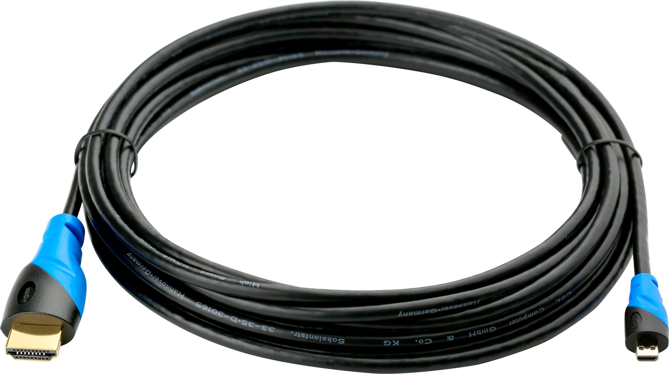 CSL Audio- & Video-Kabel »HDMI Kabel, 3-fach geschirmt, verschiedene Längen«, HDMI, 200 cm