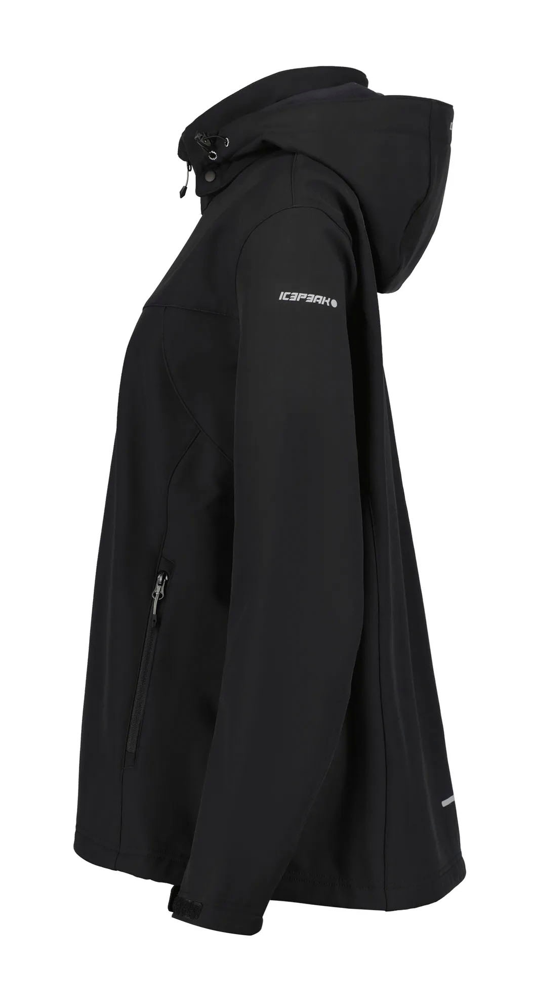 Icepeak Softshelljacke »BRENHAM« mit Kapuze winddicht, wasserabweisend, atmungsaktiv, mit abnehmbarer Kapuze