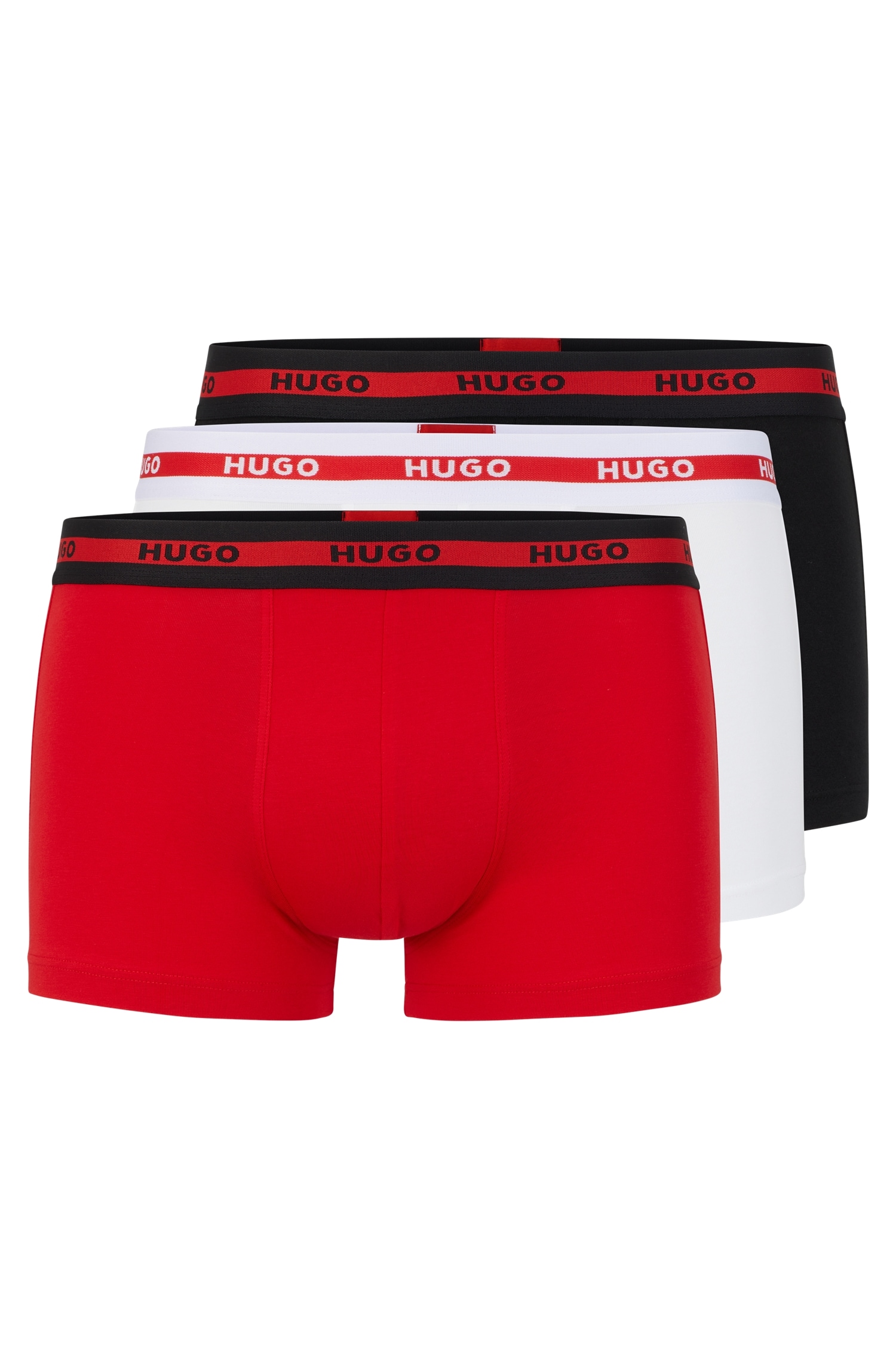 HUGO Underwear Trunk »TRIPLET«, (Packung, 3 St., Im Dreierpack), mit Logoschriftzug