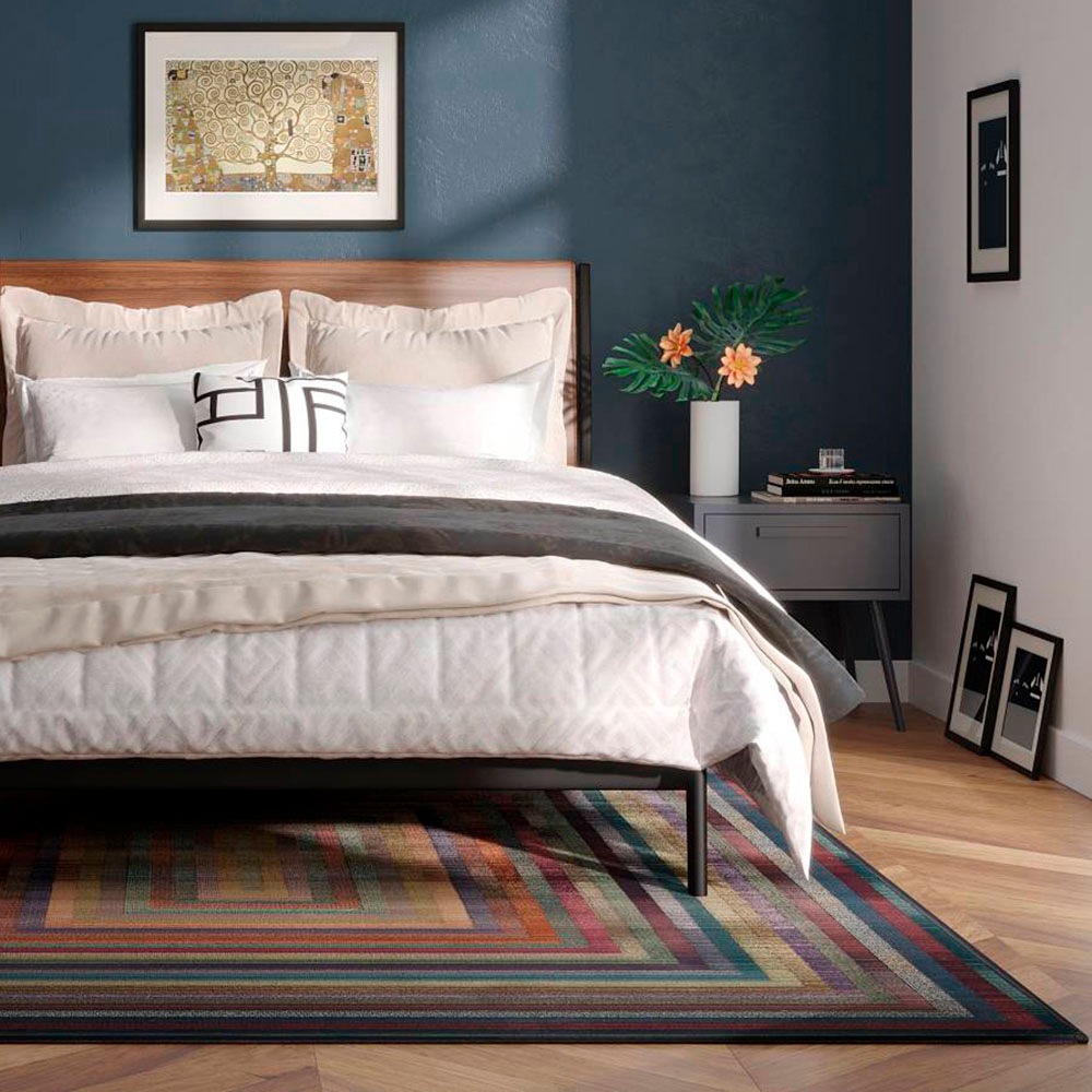 THEKO Teppich »Gabiro 001«, rechteckig, 10 mm Höhe, gewebt, ideal im Wohnzimmer & Schlafzimmer