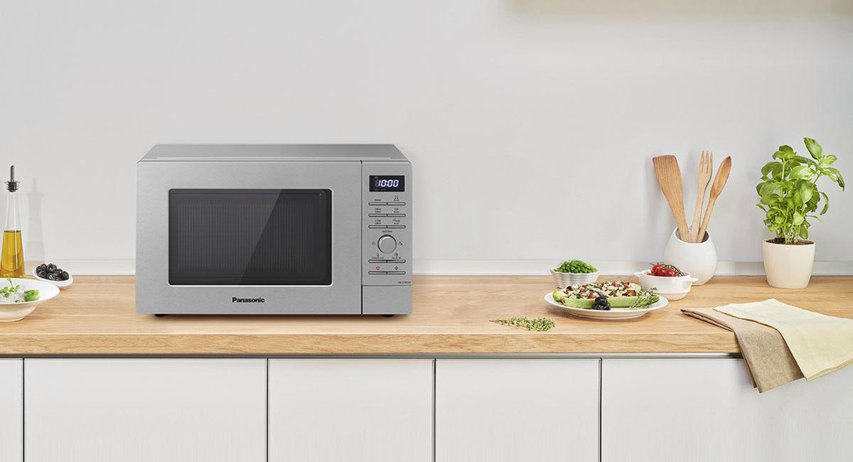 Panasonic Mikrowelle 800 W Mikrowelle, »NN-S29KSMEPG«, Jahren mit 3 Garantie XXL