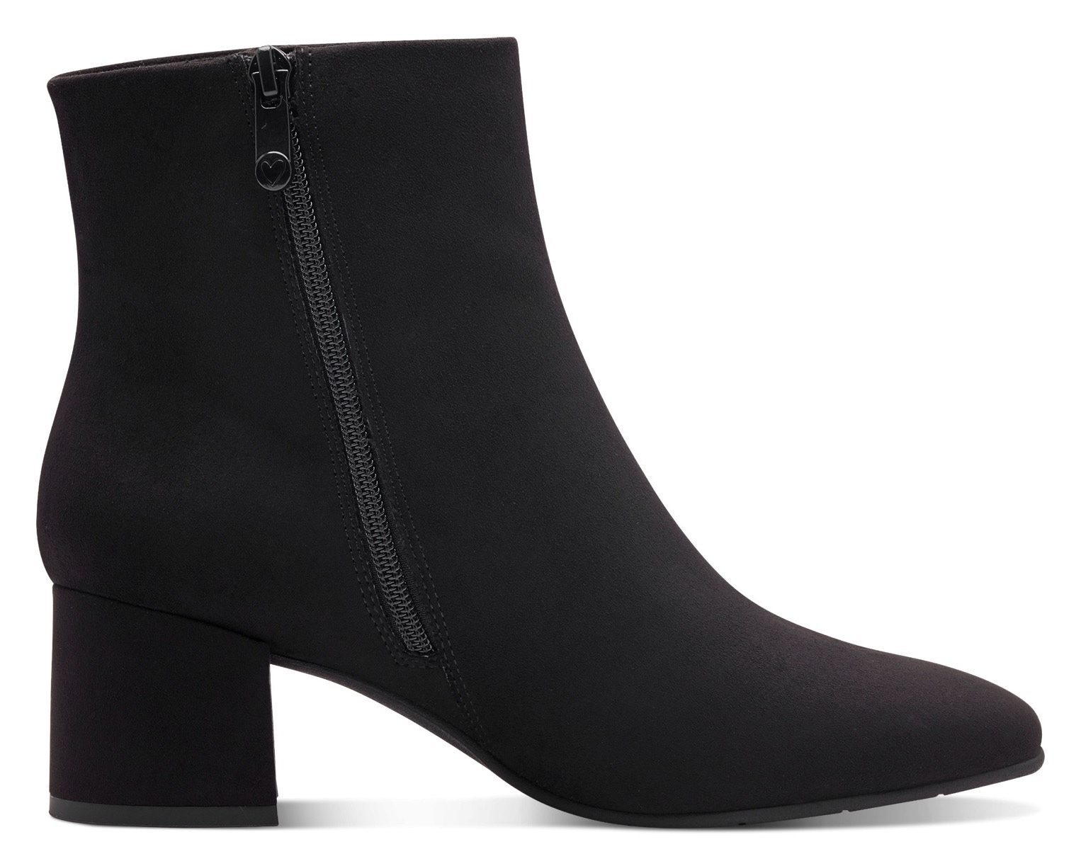 MARCO TOZZI Stiefelette, Blockabsatz, Businessschuh, Ankleboots mit Innenreißverschluss