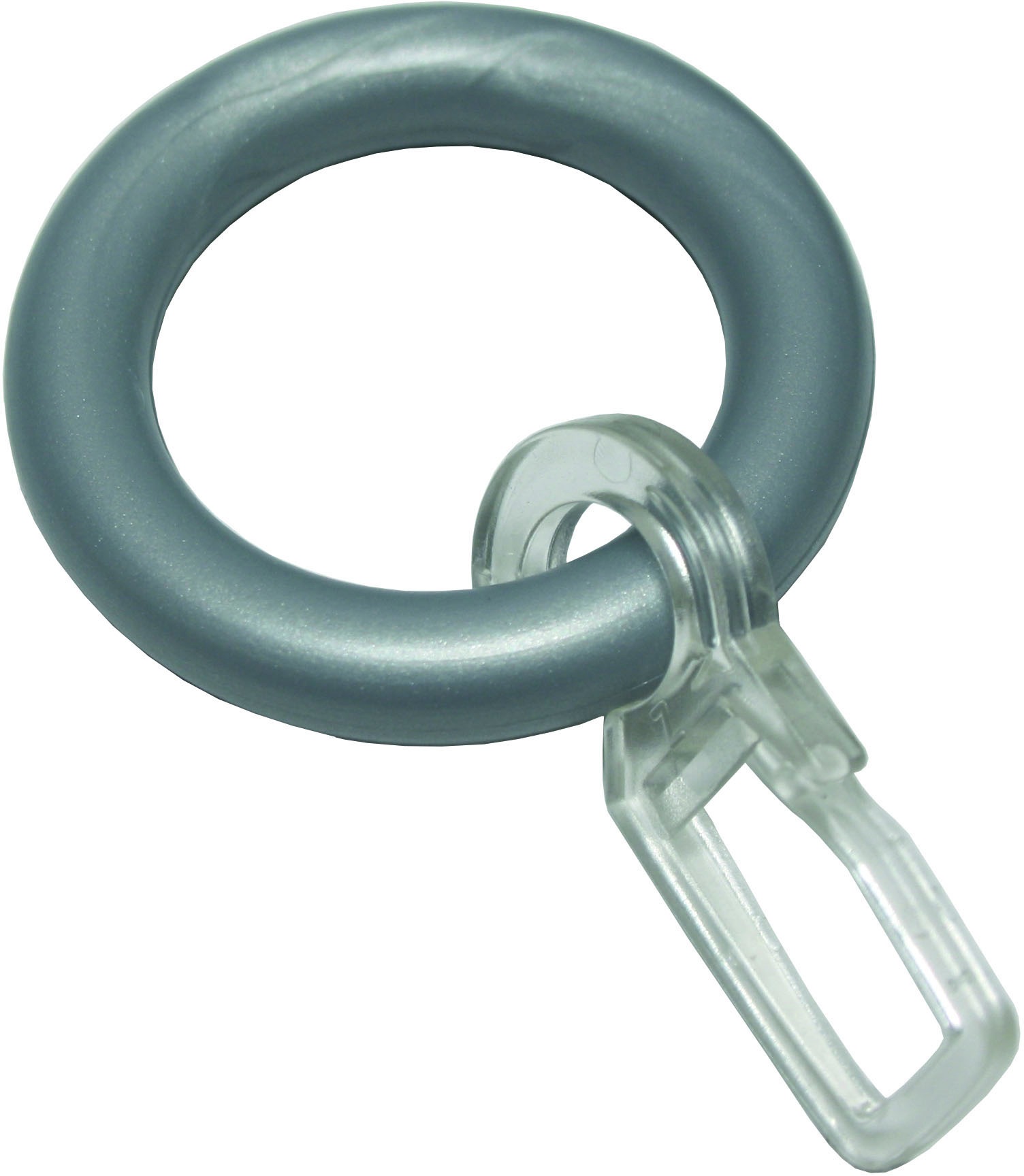 GARDINIA Gardinenring »mit Faltenlegehaken« Serie Vitragestangen/Caféhausstangen